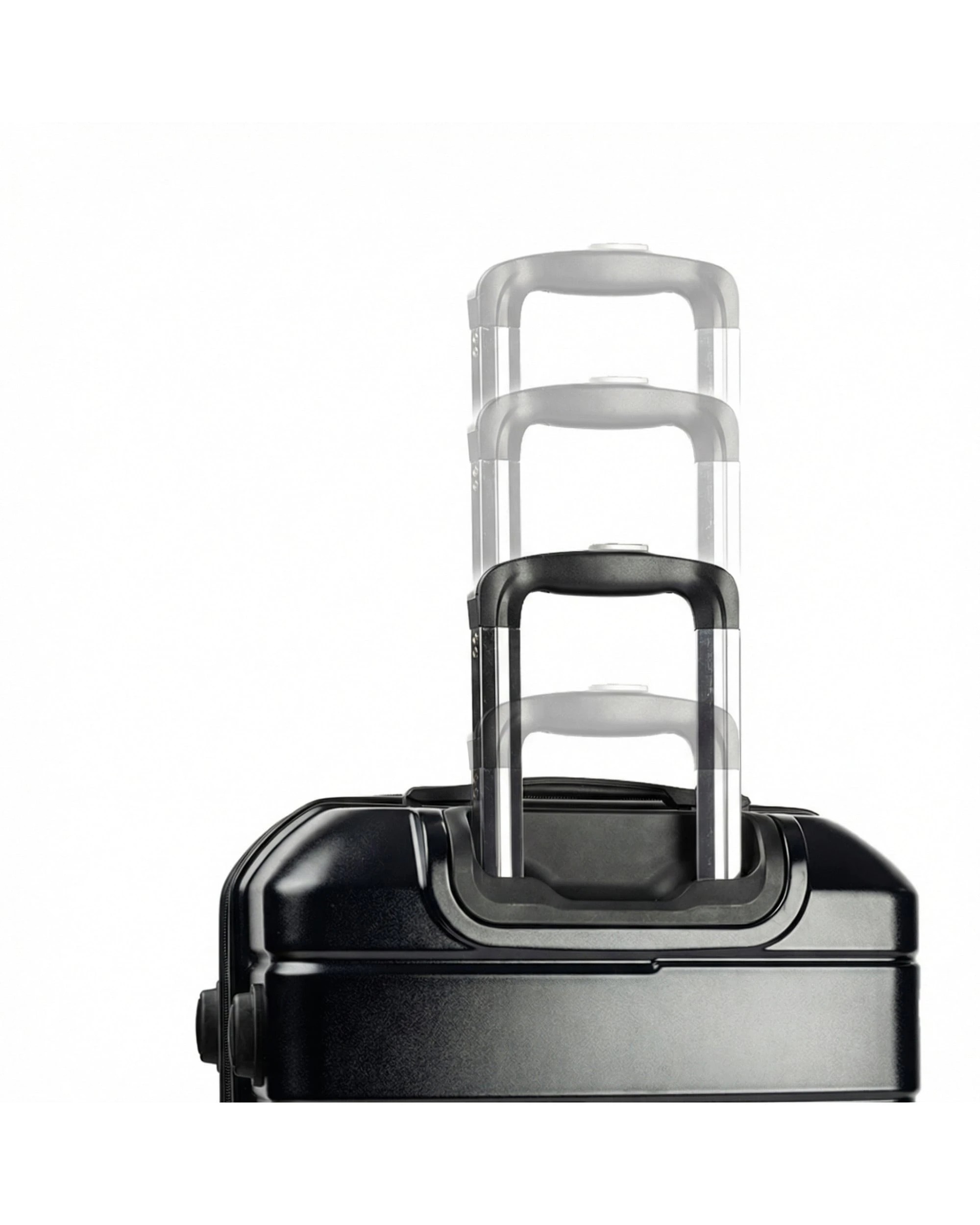 4 Olympus Artemis 28in Hard Shell Suitcase ABS+PC Jet - Black, 4 of 8