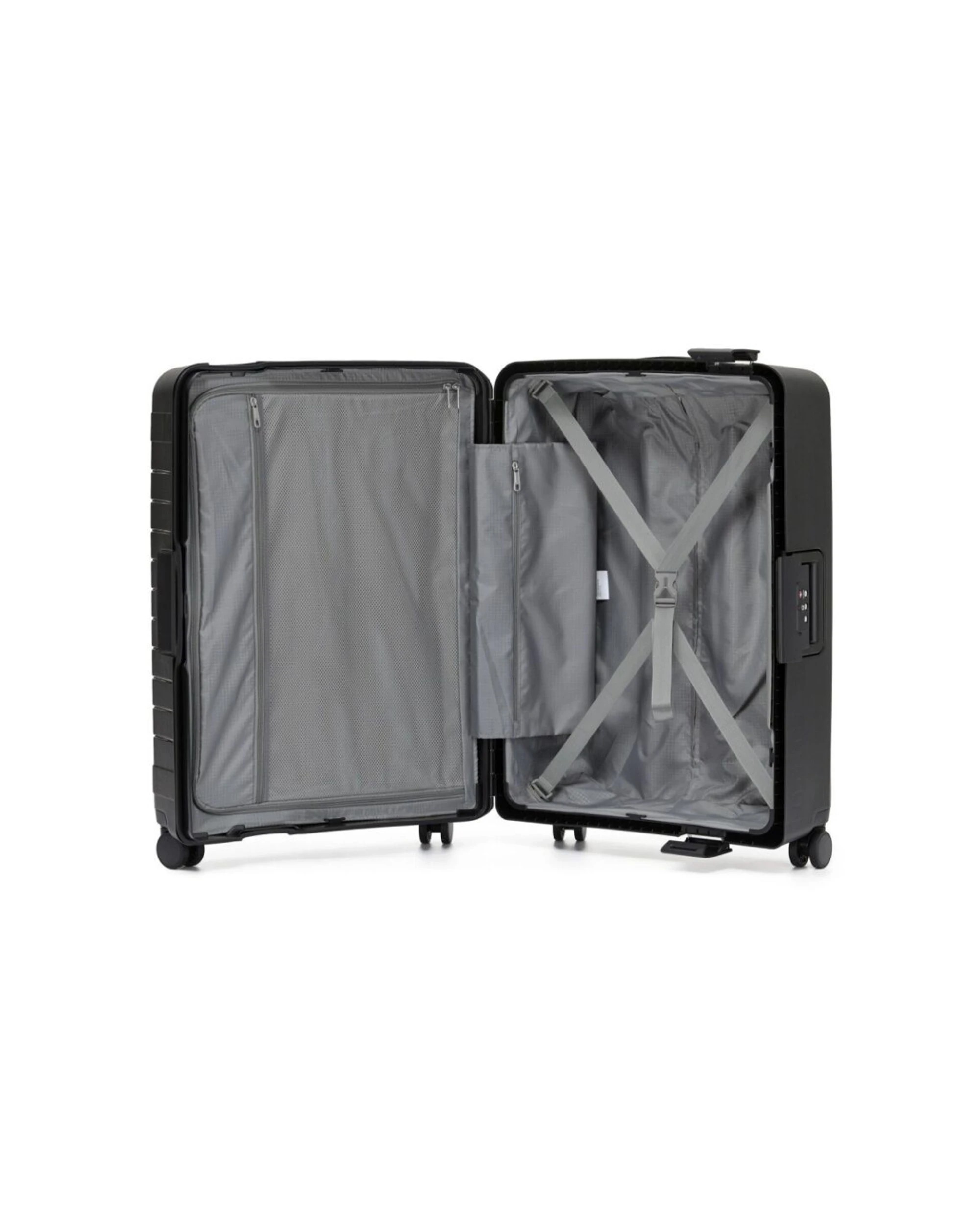 3 Tosca Vault Hard Shell Medium Travel Luggage Suitcase Lockable - Black, 3 of 3