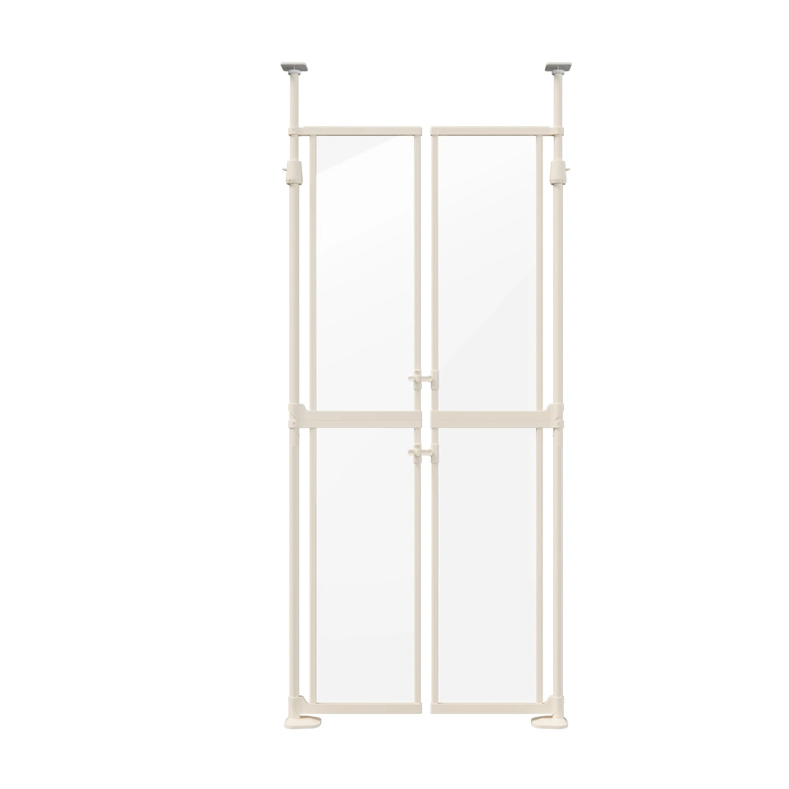 1 Alopet 190-264cm Extra Tall Cat Gate Retractable Safety Gate Pet Dog Invisible - White, 1 of 6