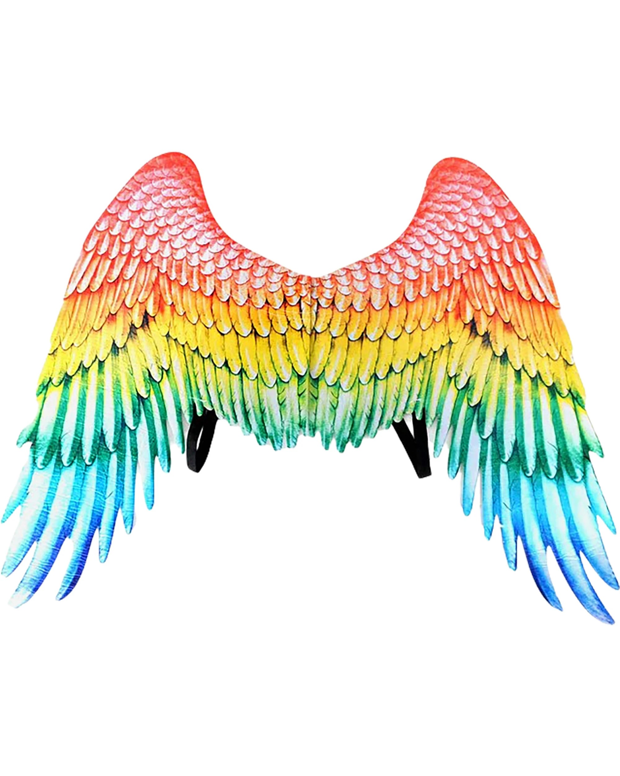 1 Partyrama Deluxe Rainbow Angel Wings 95cm x 75cm - Multi, 1 of 5