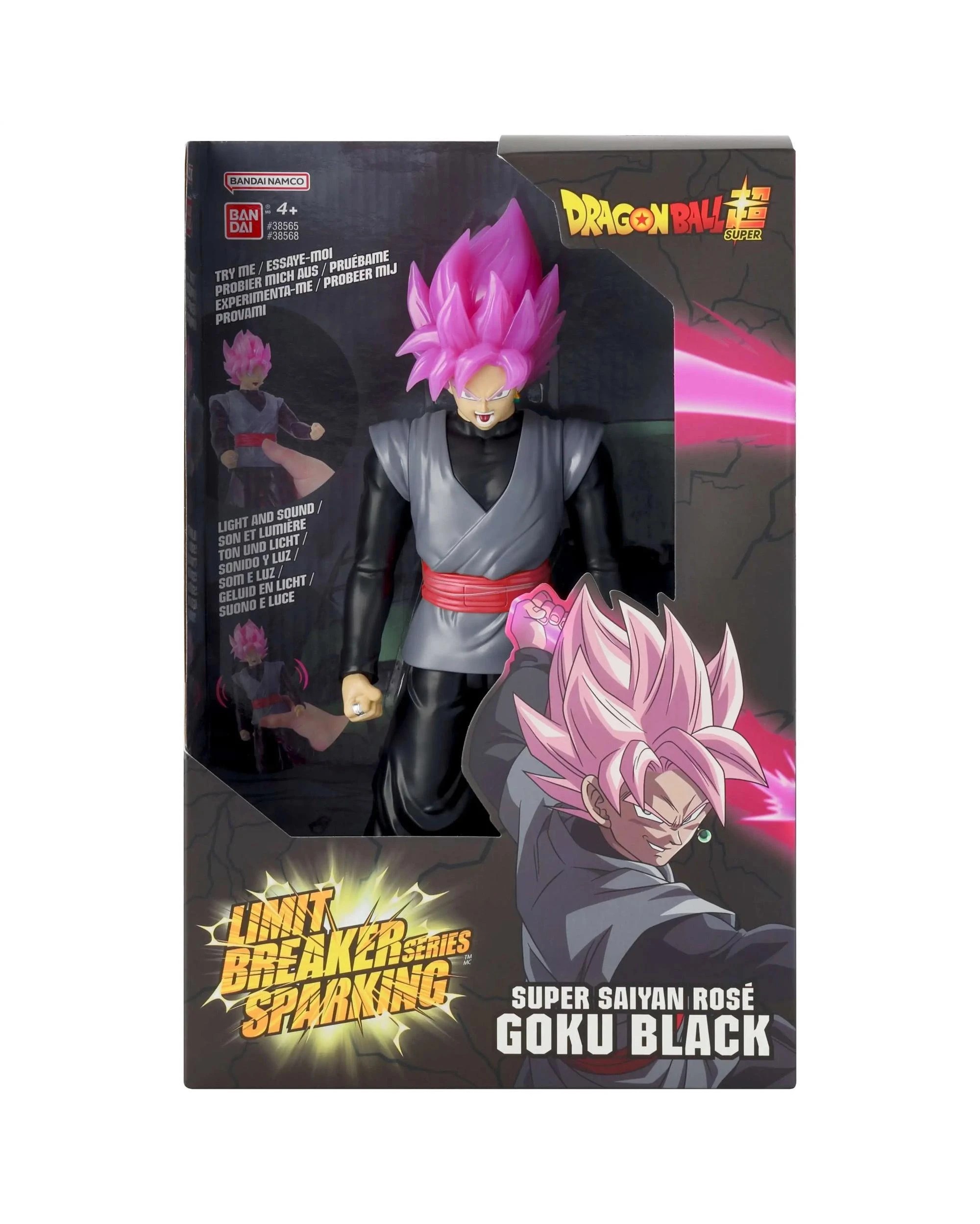 1 Dragon Ball Super Limit Breaker Sparking Series Super Saiyan Rose Goku Black Figure, 1 of 7