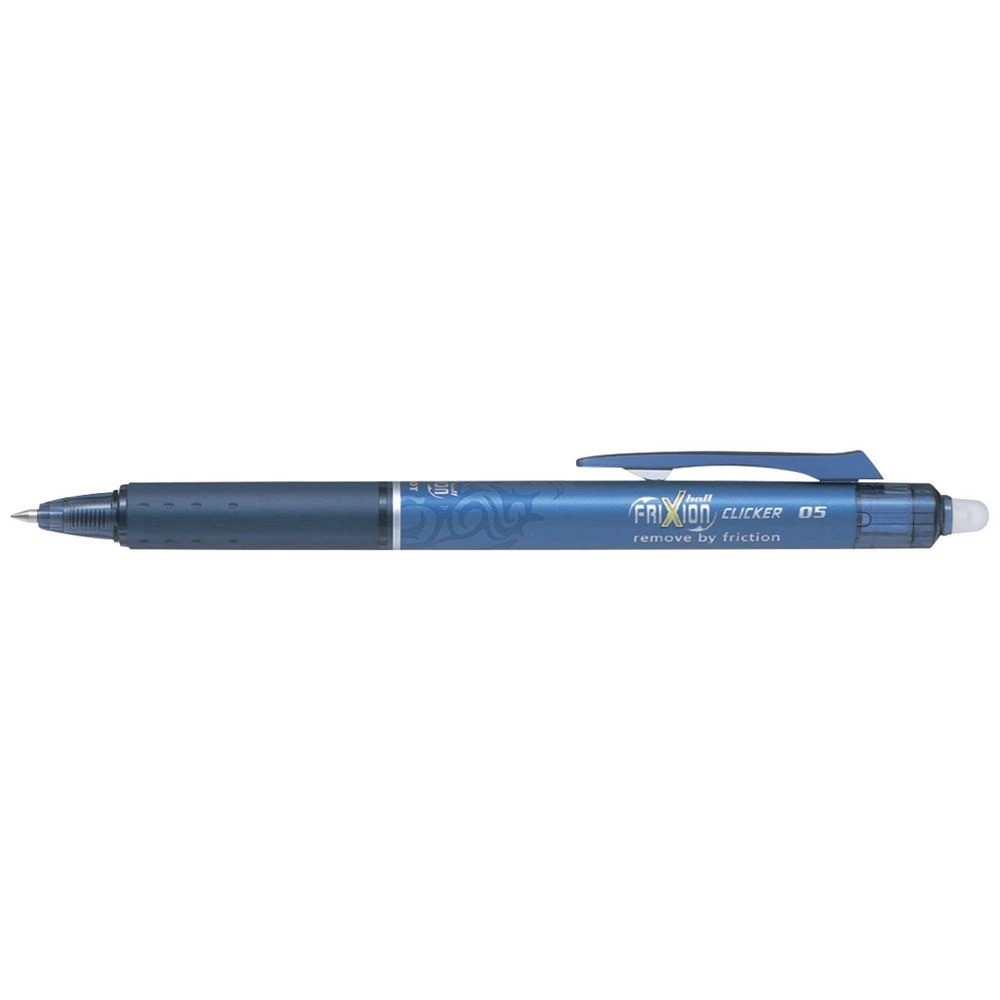1 PILOT Frixion Clicker Erasable Gel Pen 0.5mm Blue Black, 1 of 2