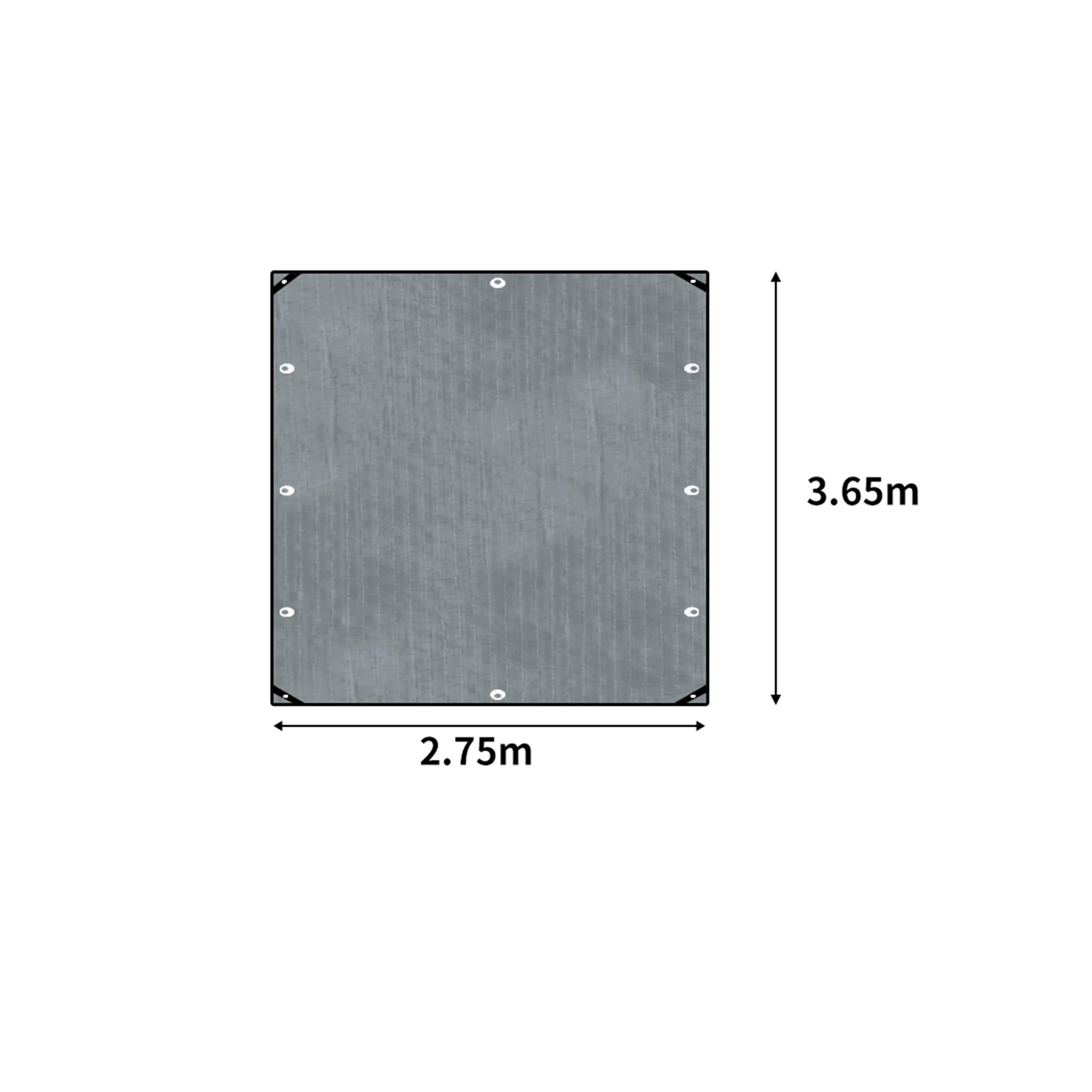 3 Mountview 2.7X3.6M Heavy Duty Waterproof Poly Tarpaulin Camping Cover, 3 of 6