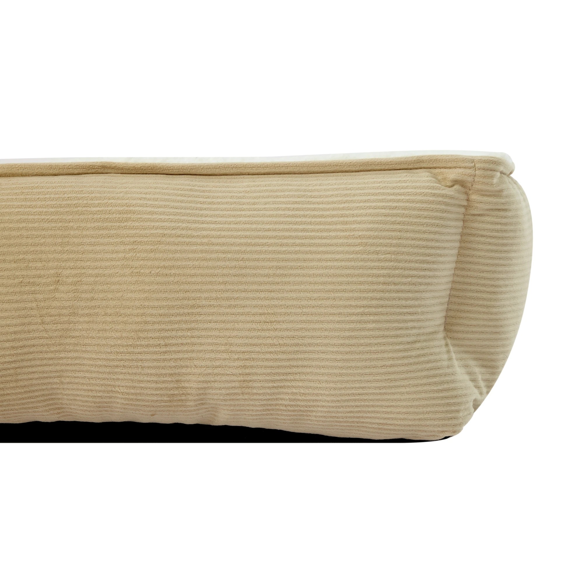6 Pet Bed Lounge Corduroy - Large, Beige, 6 of 8