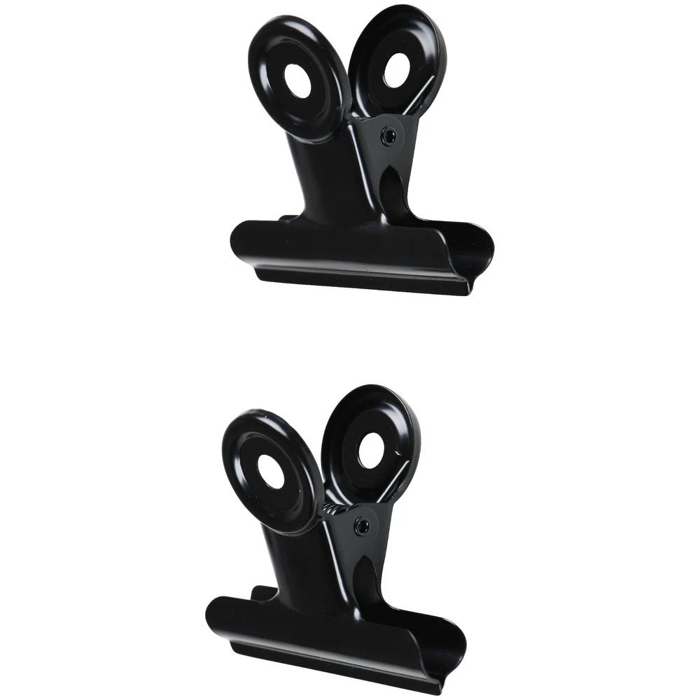 3 Otto Letter Clips Matte Black 2 Pack, 3 of 4