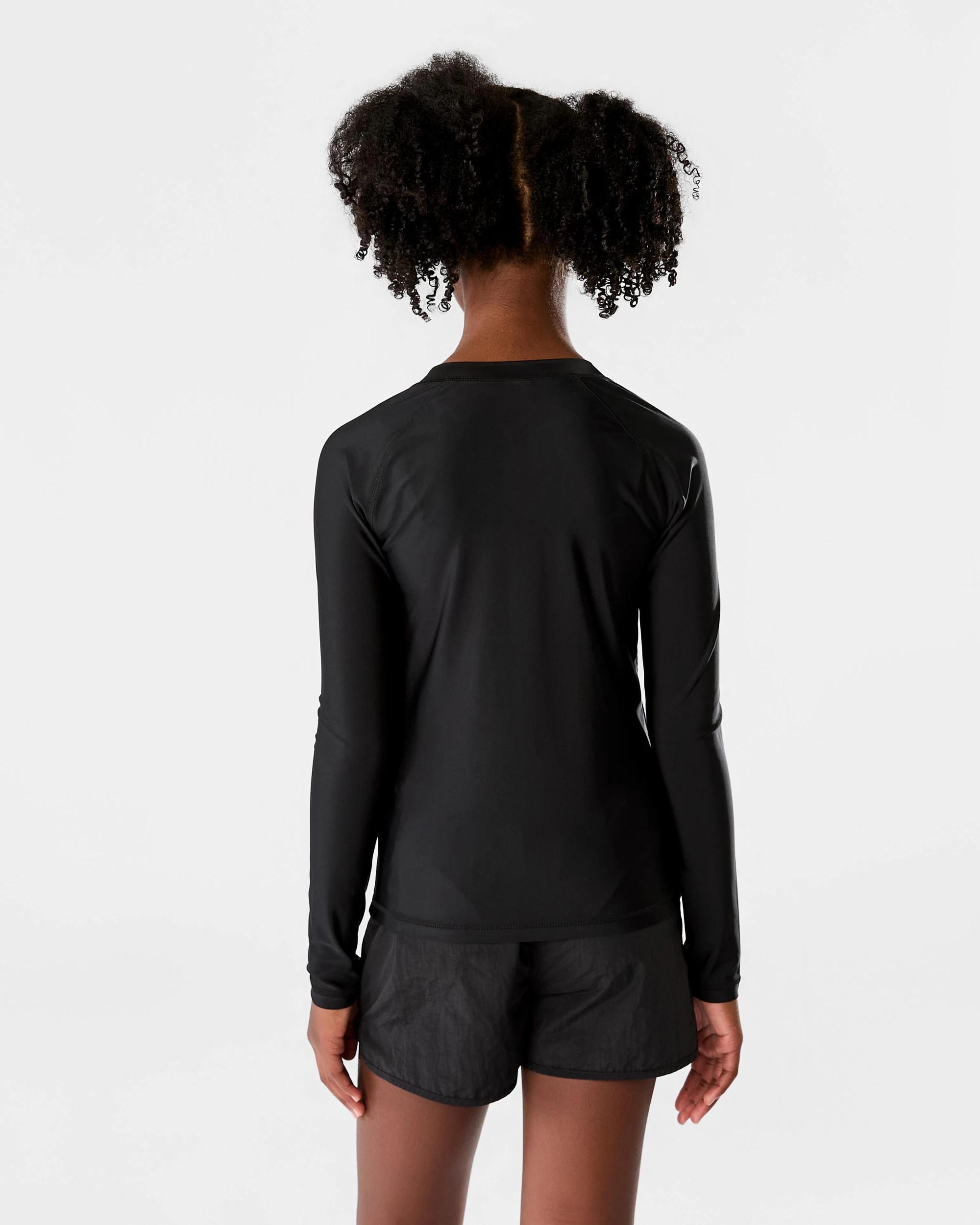 2 Long Sleeve Zip Through Rash Vest Black, 2 of 7