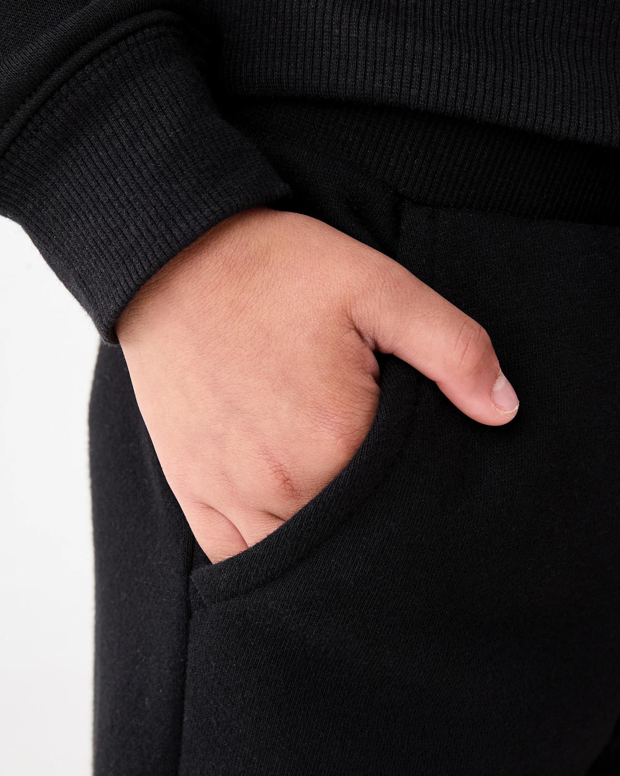 4 Moto Trackpants Black, 4 of 7