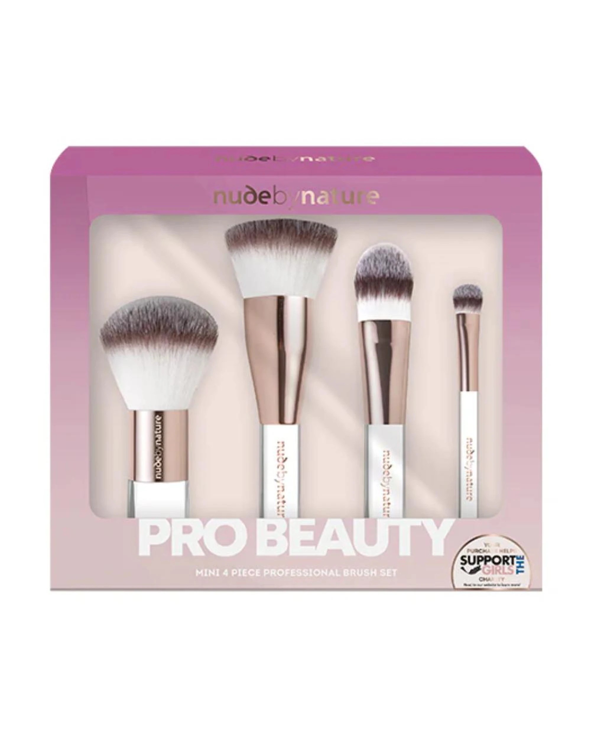 1 Nude by Nature Pro Beauty Brush Set, 1 of 2