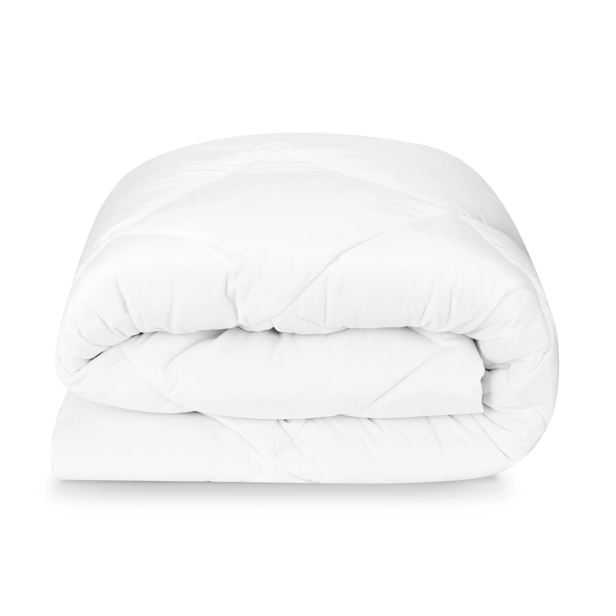 2 Reversible Plush Mattress Topper - Double Bed, White, 2 of 7
