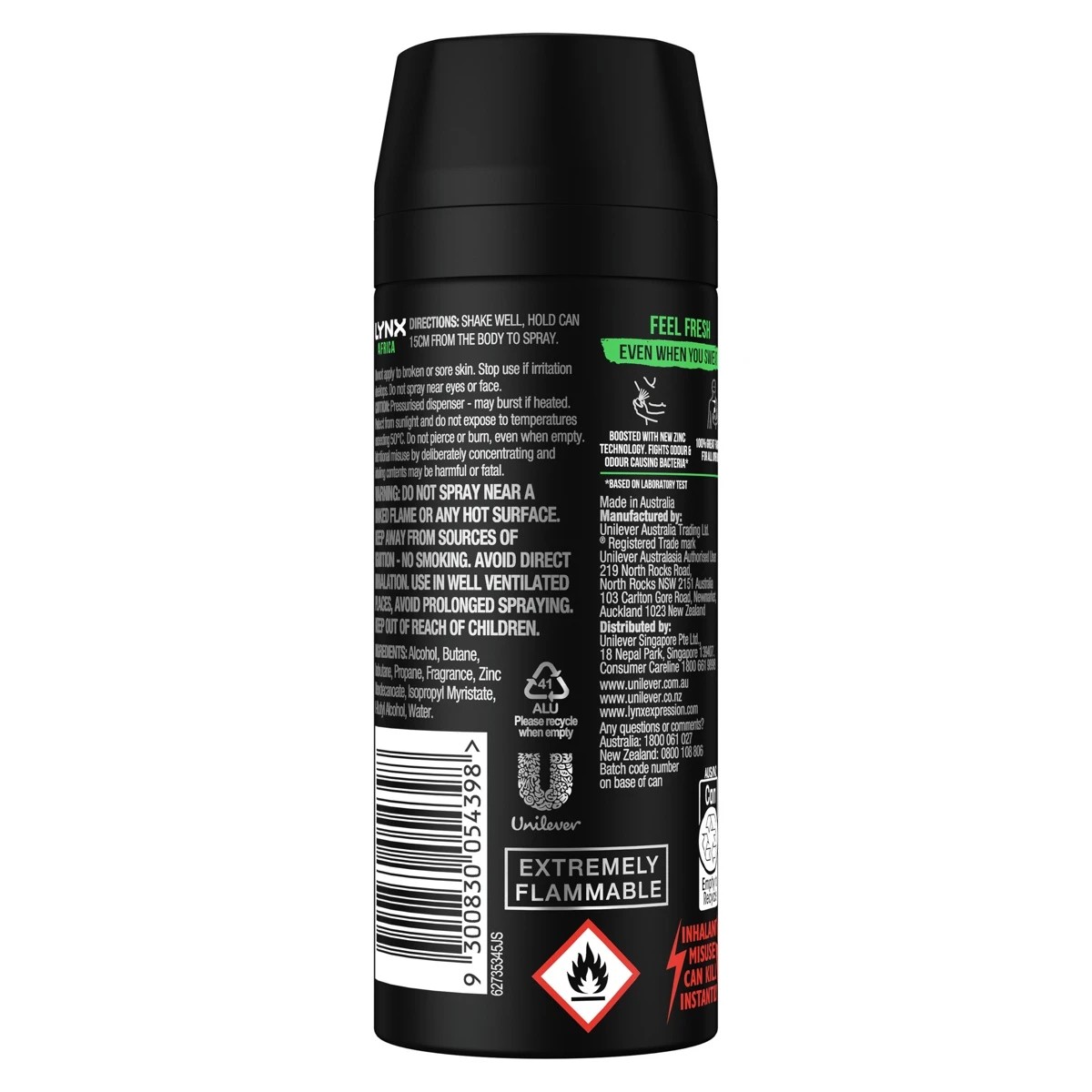 2 LYNX Africa Deodorant Bodyspray, 2 of 7