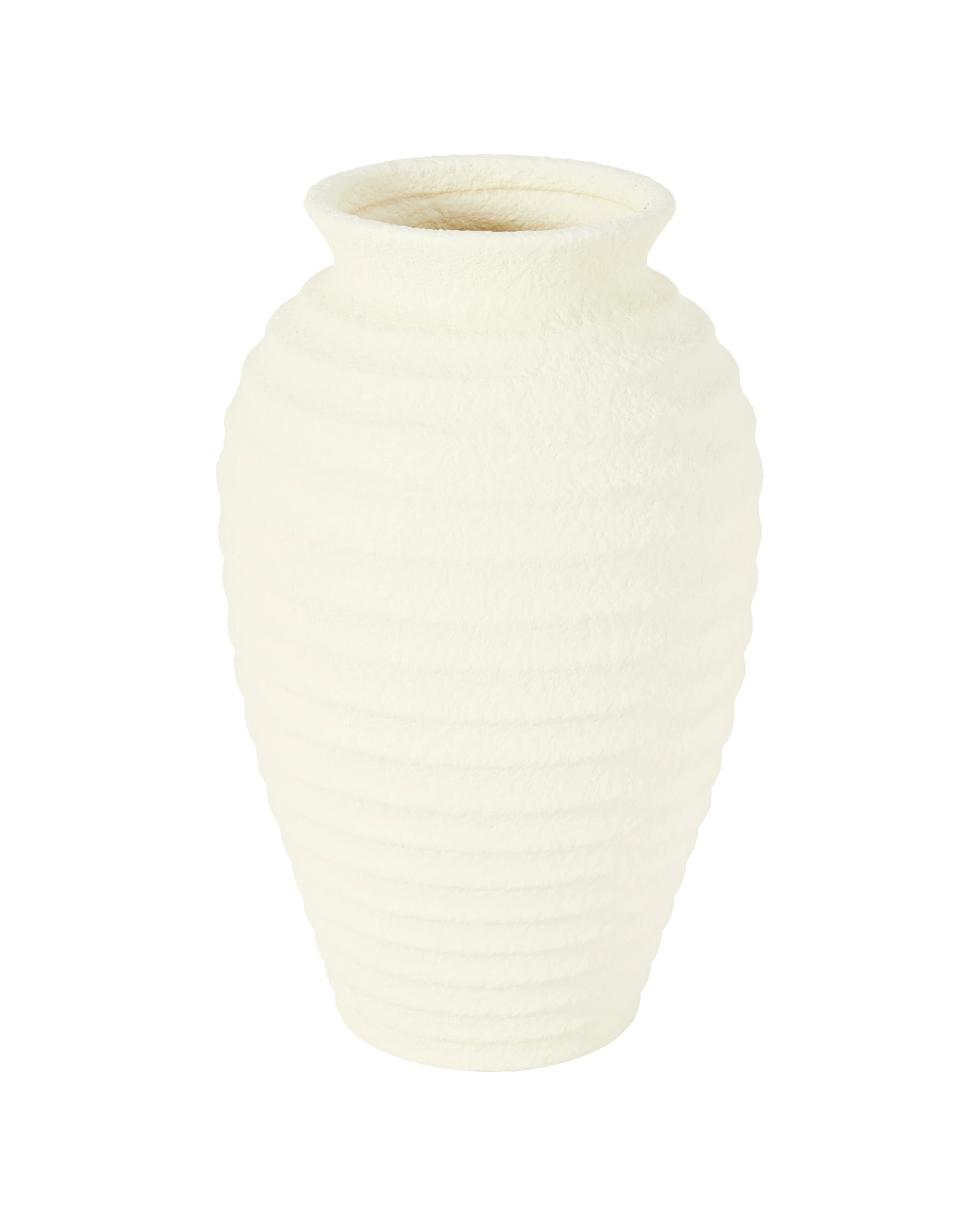3 Tall Ribbed Ceramic Vase, 3 of 5