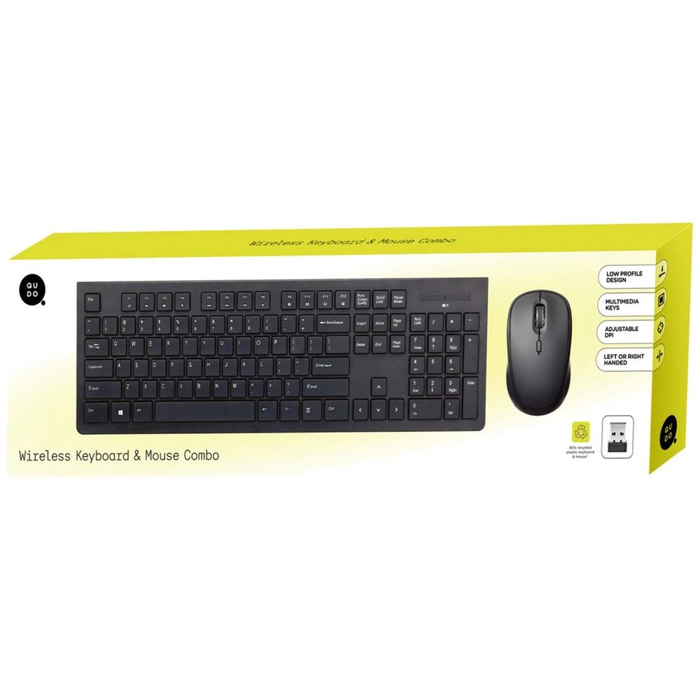 4 Qudo Essential Wireless Keyboard and Mouse Combo, 4 of 5