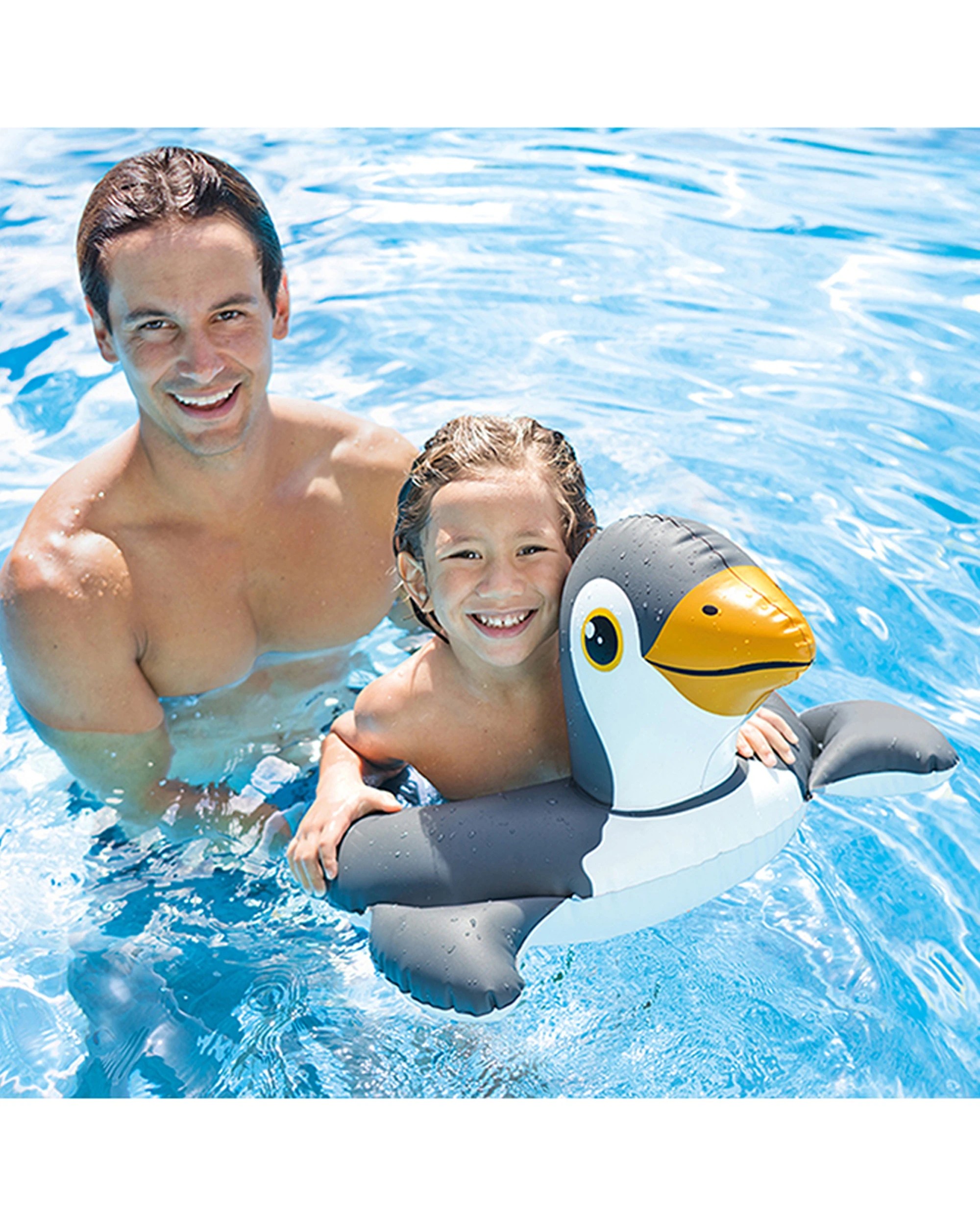 6 Intex 2PK Animal Split Rings Inflatable Kids Floats 3-6Y+ - Assorted, 6 of 8