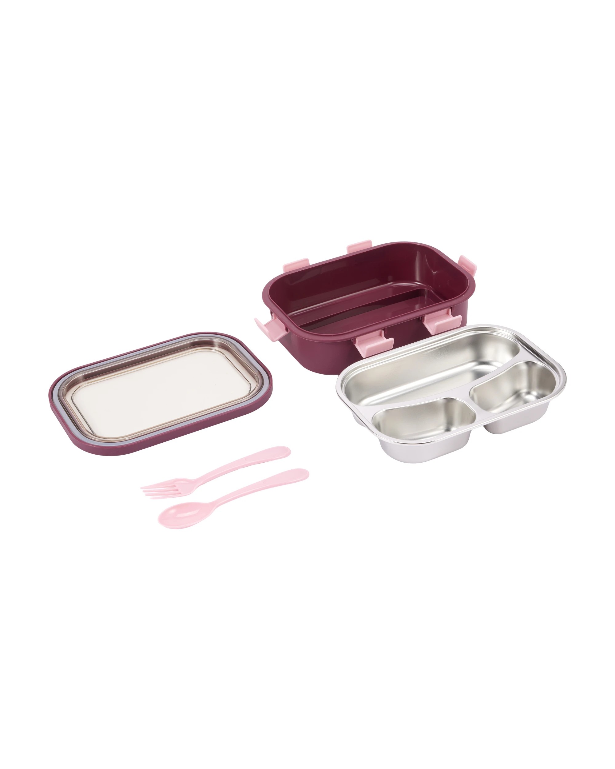 4 650ml Berry Stainless Steel Insert Lunch Box, 4 of 6