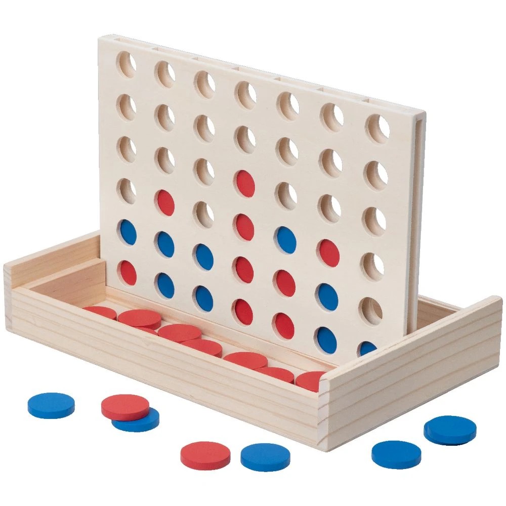 5 Studymate Wooden 4-in-a-Row Game, 5 of 6