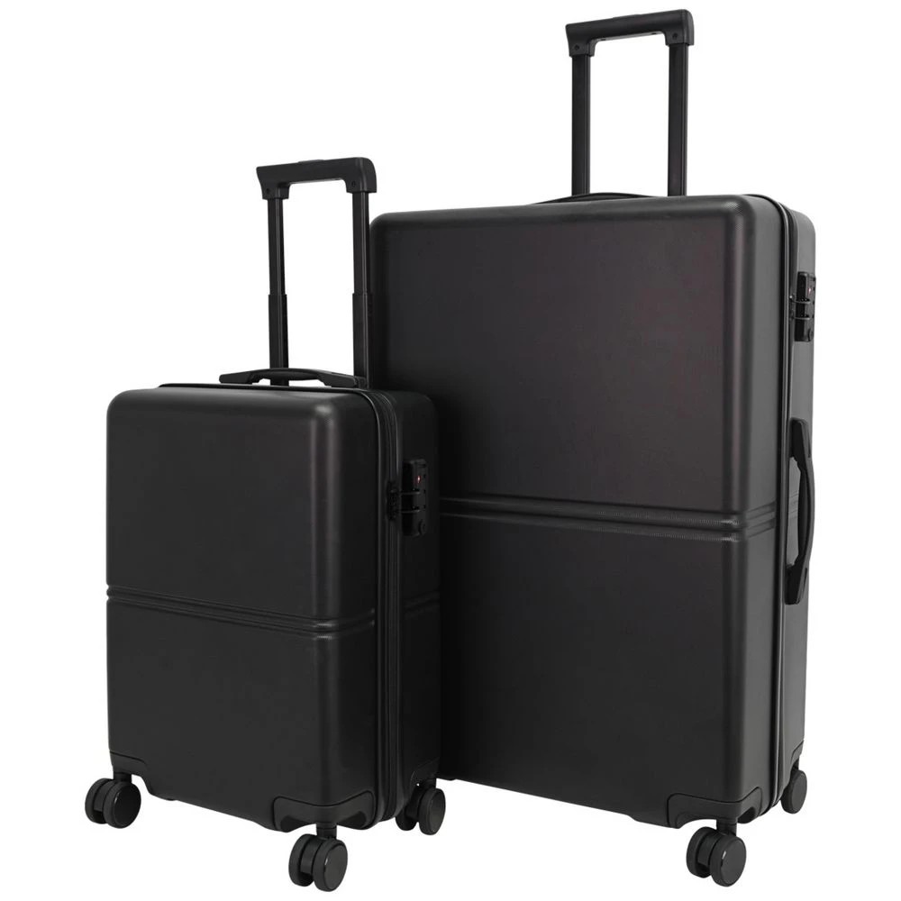 1 J.Burrows Basic Suitcase 2 Pack Black, 1 of 9