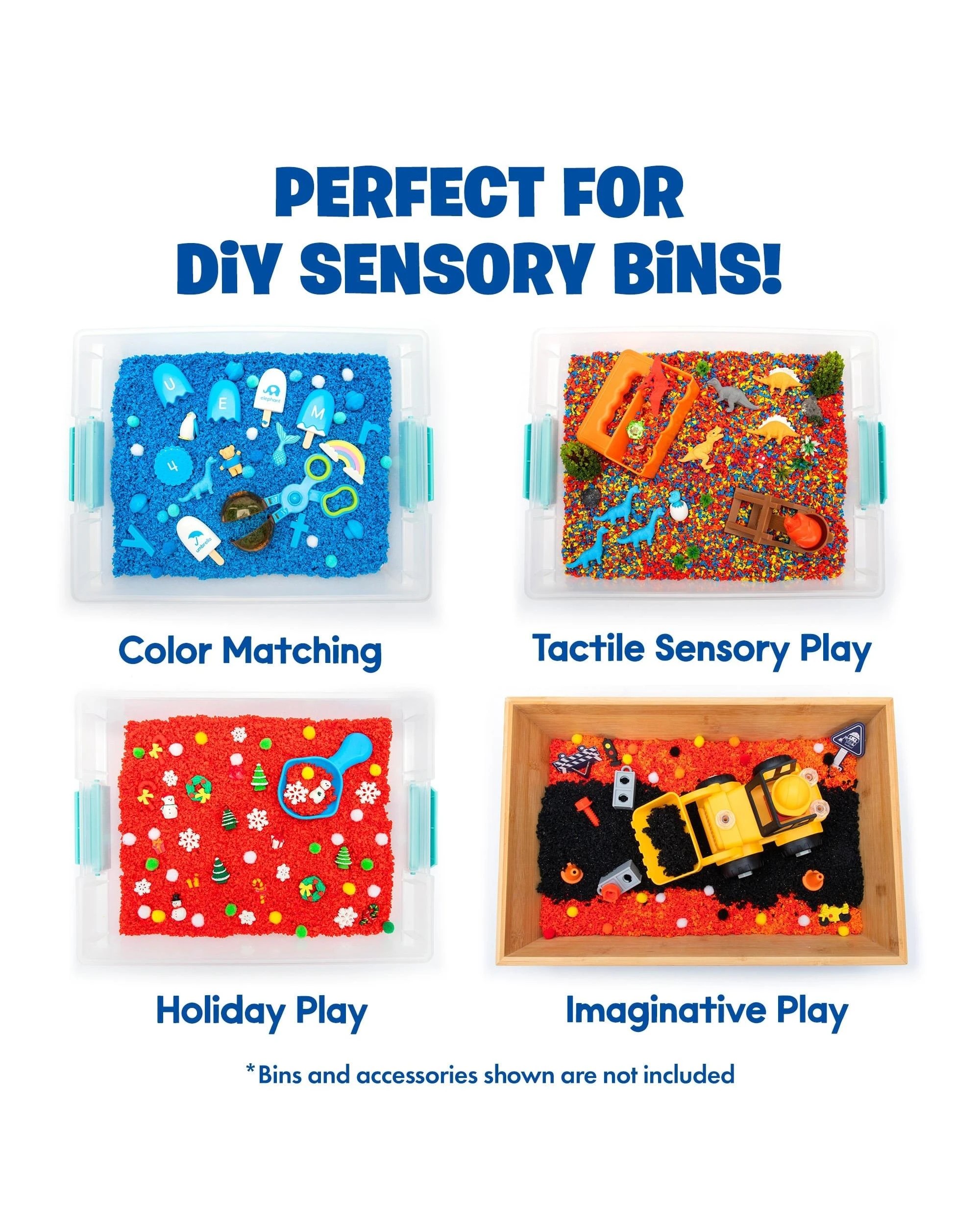 5 Playfoam Pluffle Black, Red, Blue and Orange 4 Pack - Multi, 5 of 5