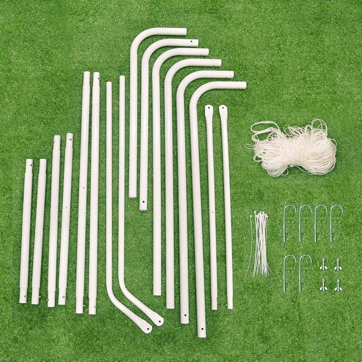 5 Ausway 180CM Metal Soccer Goal Portable Football Net Frame, 5 of 5