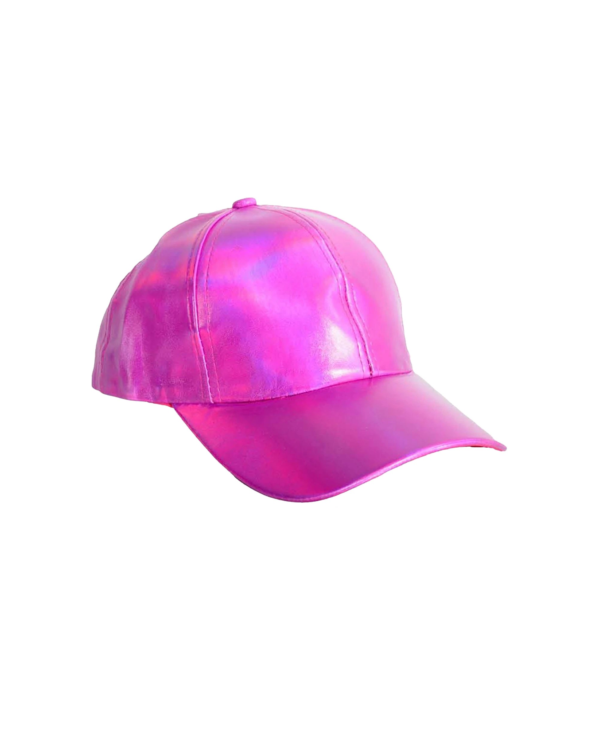 1 JD Party Iridescent Cap Party Accessory Sparkling Design Hot - Pink, 1 of 1