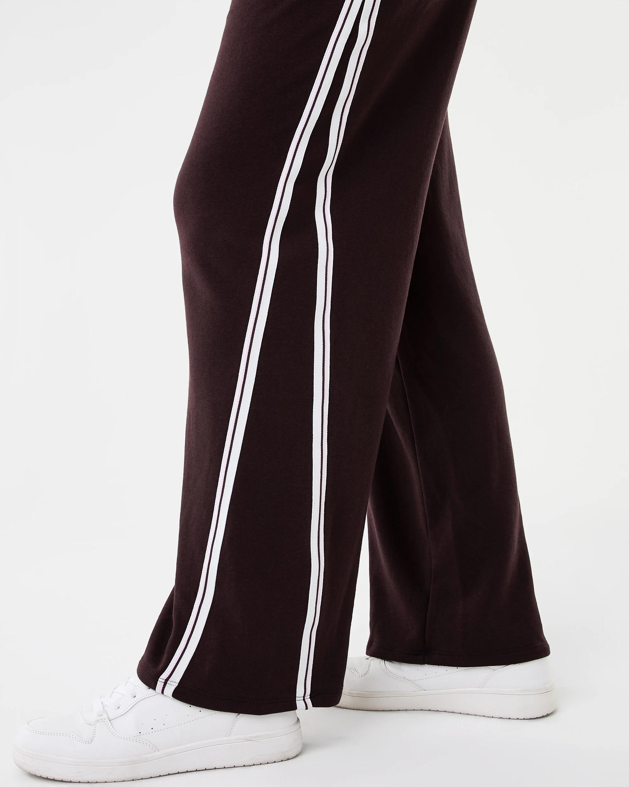 6 Split Stripe Trackpants Choc Strp, 6 of 6