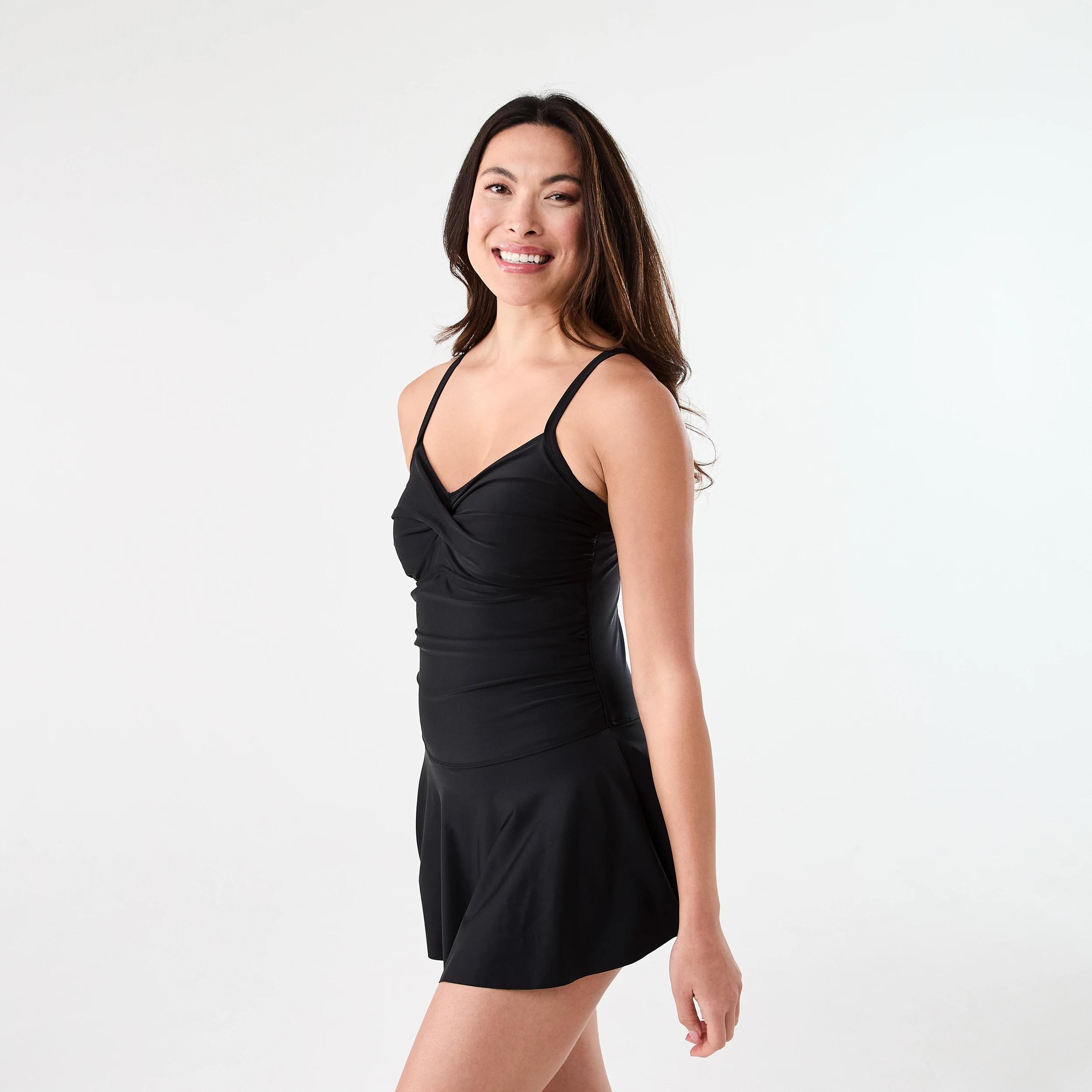 2 Skirted One Piece Swimsuit BLACK, 2 of 7