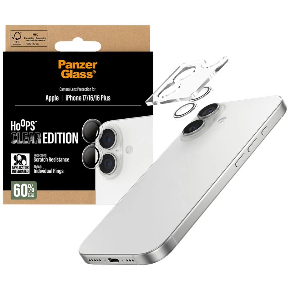 3 PanzerGlass Hoops Clear Frame Lens Protector iPhone 17 CR, 3 of 3