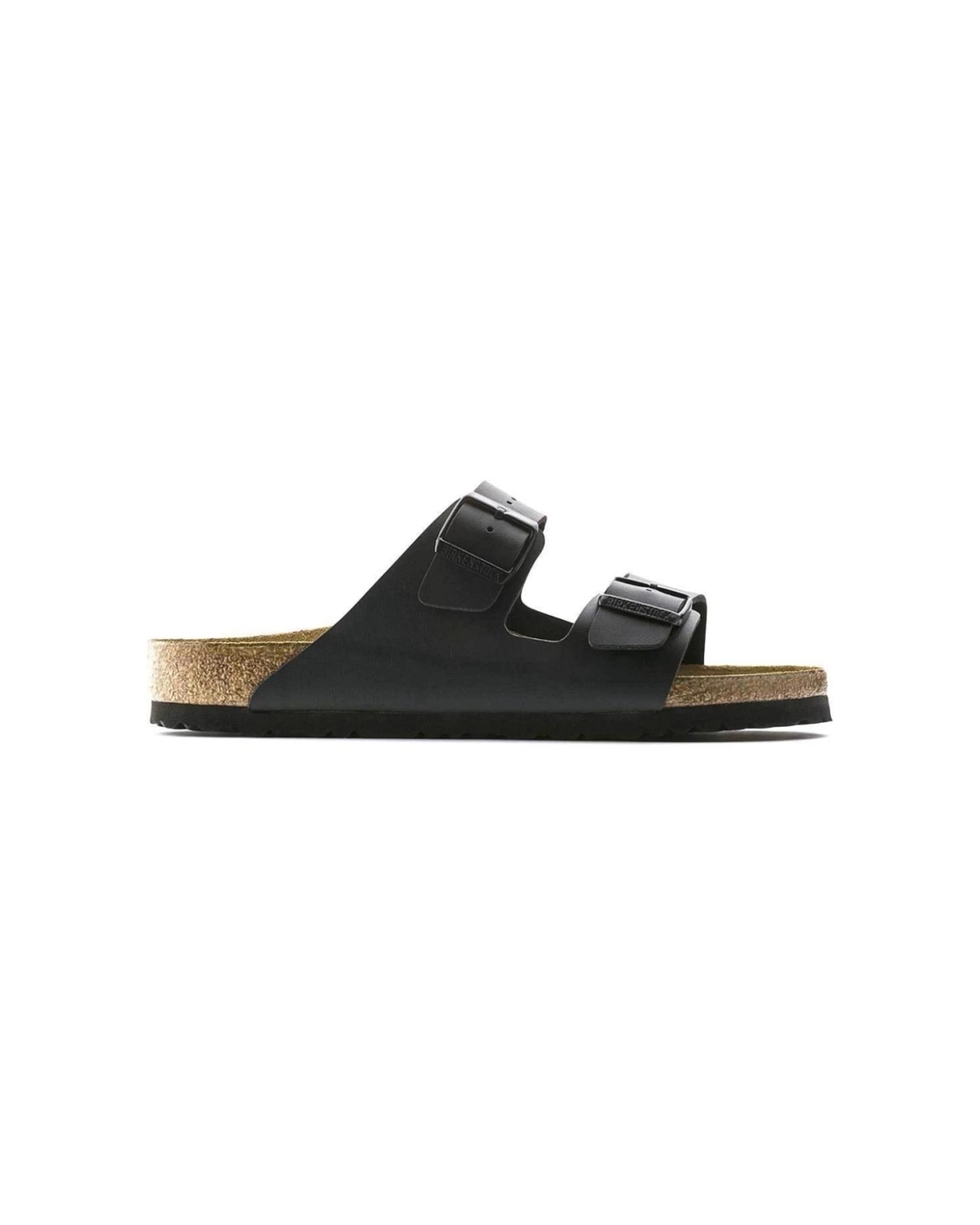 3 Birkenstock Arizona Birko-Flor Sandals Regular Width BLACK, 3 of 6