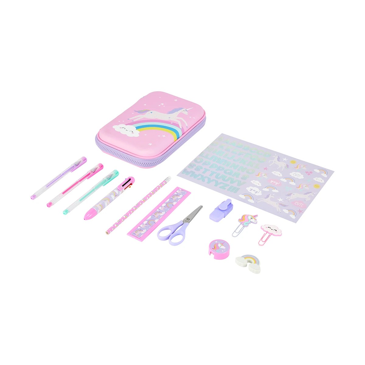 3 Pencil Case Set - Unicorn, 3 of 10