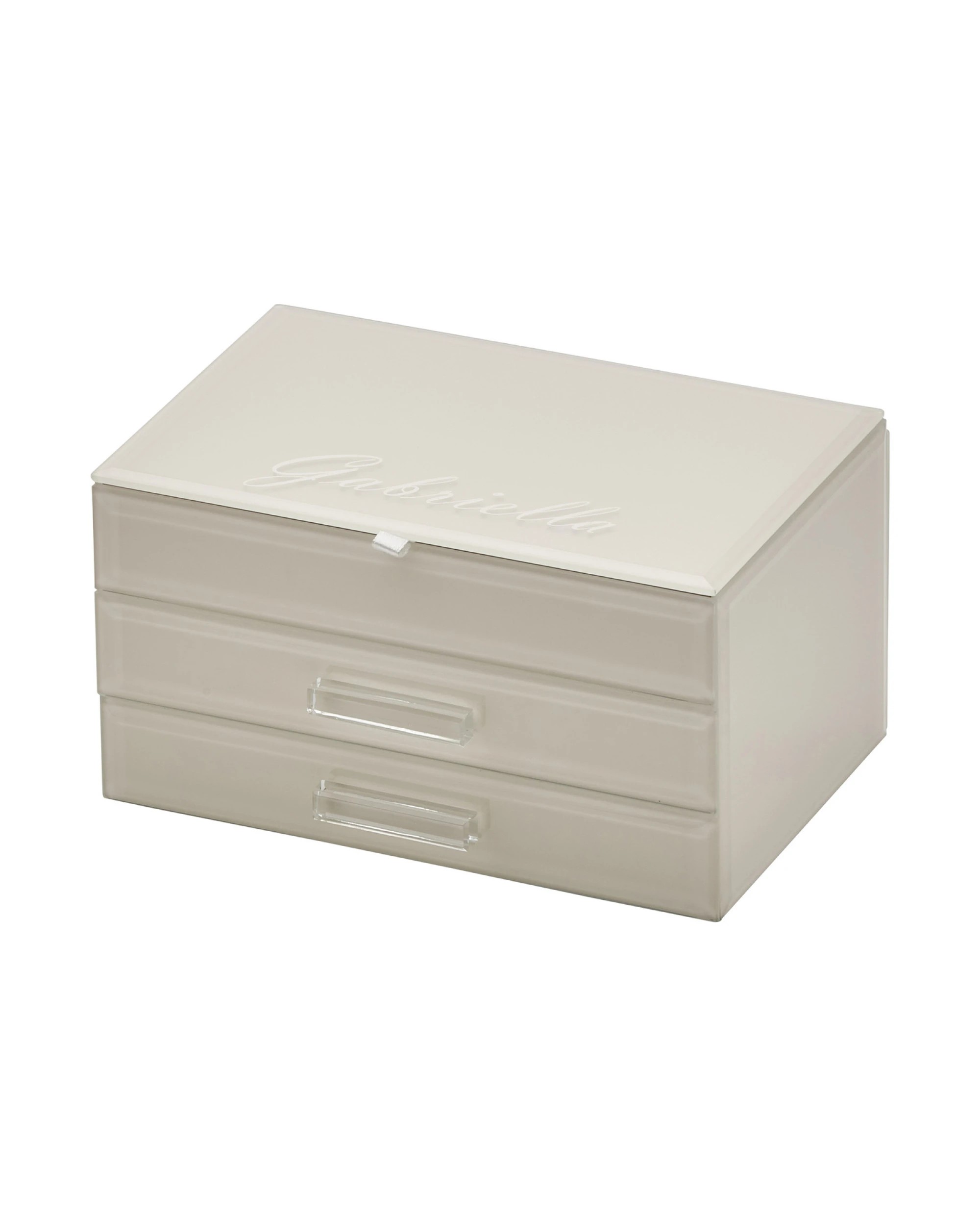 4 One Six Eight London Gabriella Jewellery Box - Nude - M - Beige, 4 of 6