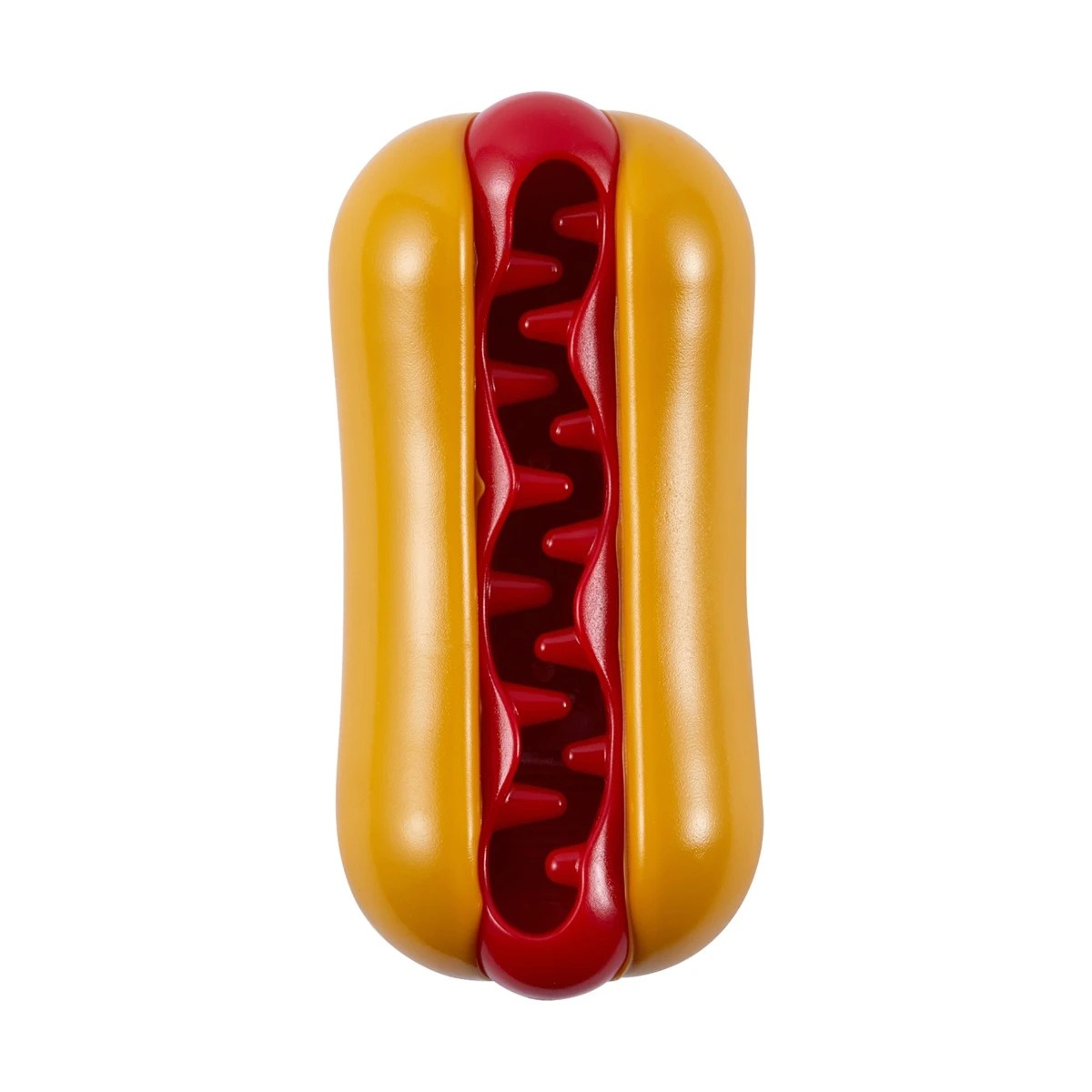 1 Pet Toy Chew Dental Hotdog, 1 of 9