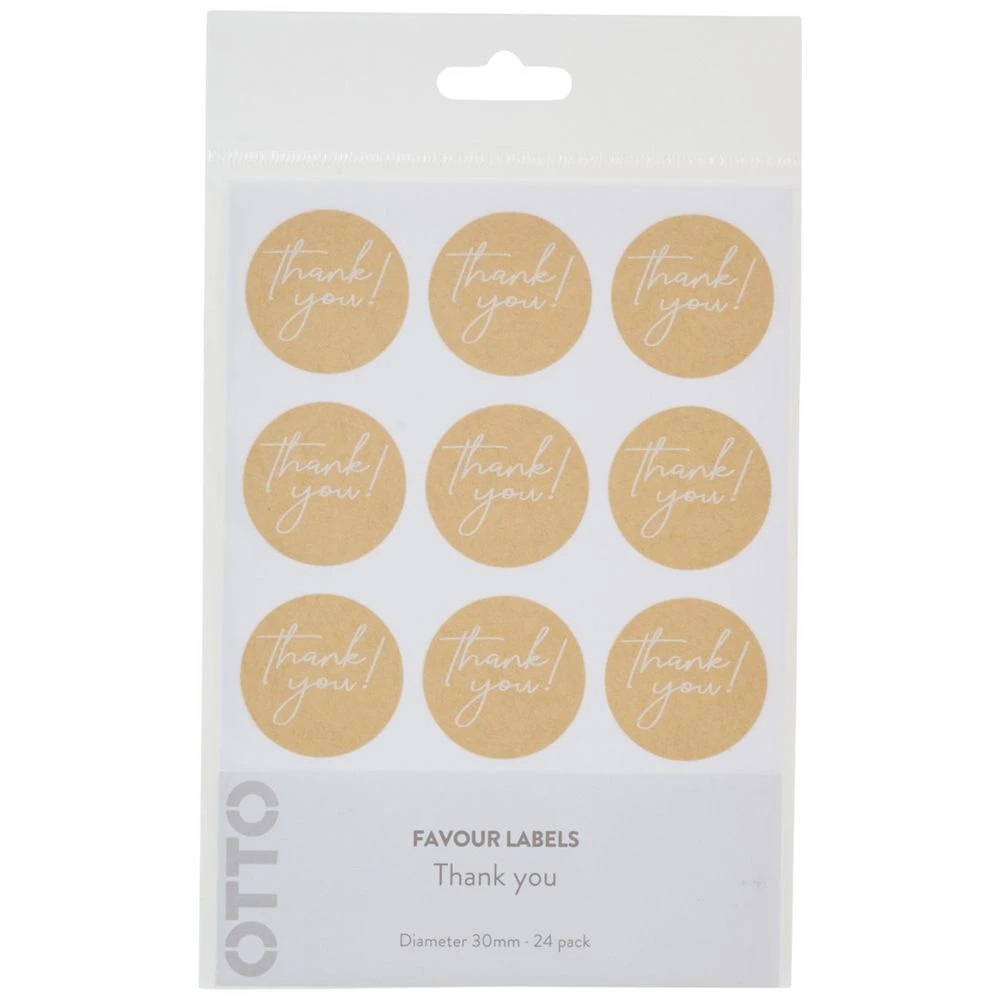 1 Otto Stickers Thank You Kraft, 1 of 1