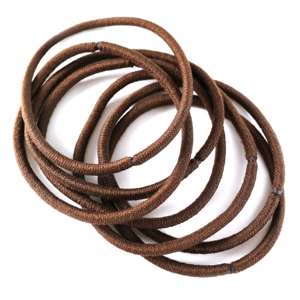 1 8 Pack Brown Super Stretchy Elastics