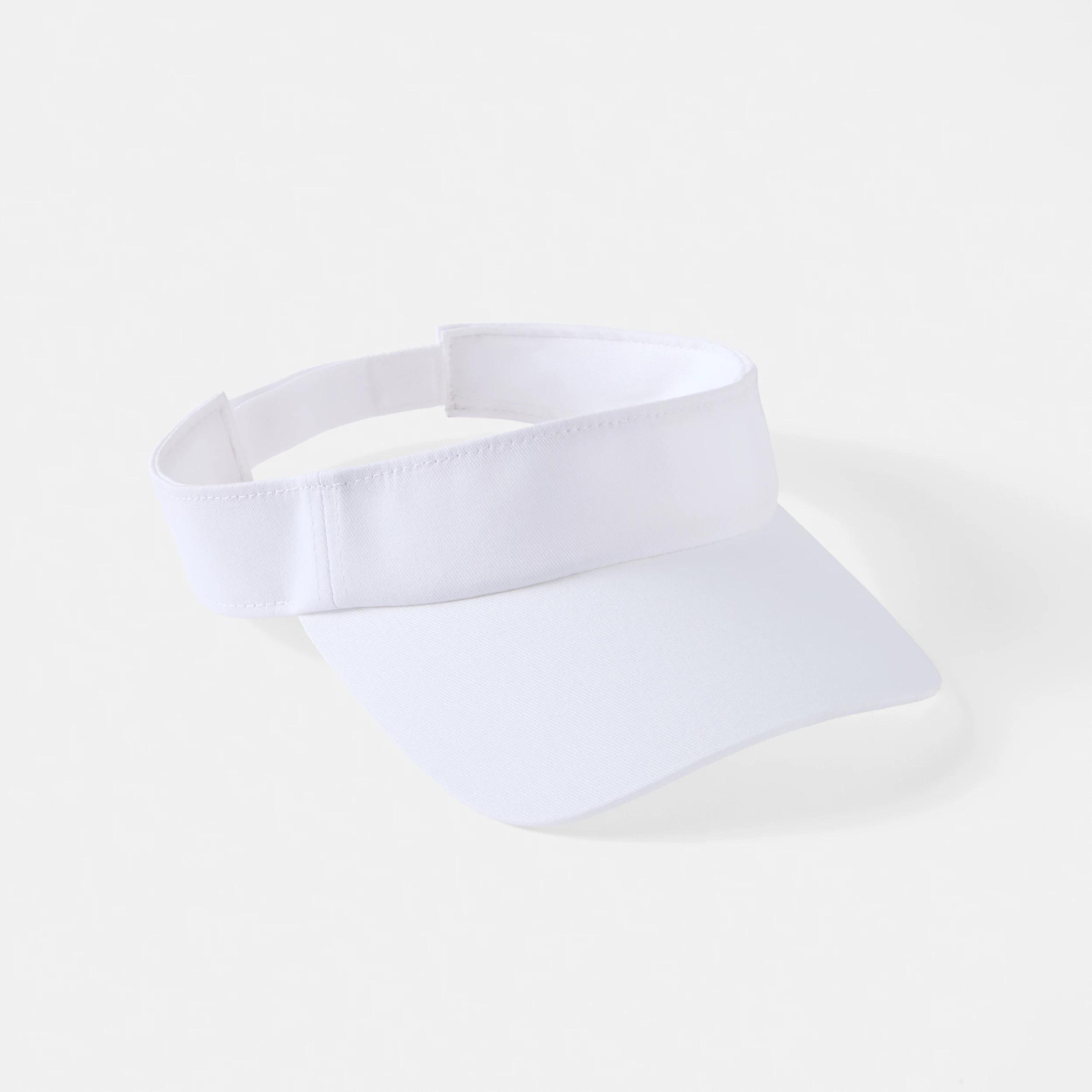1 Basic Twill Visor WHITE, 1 of 3