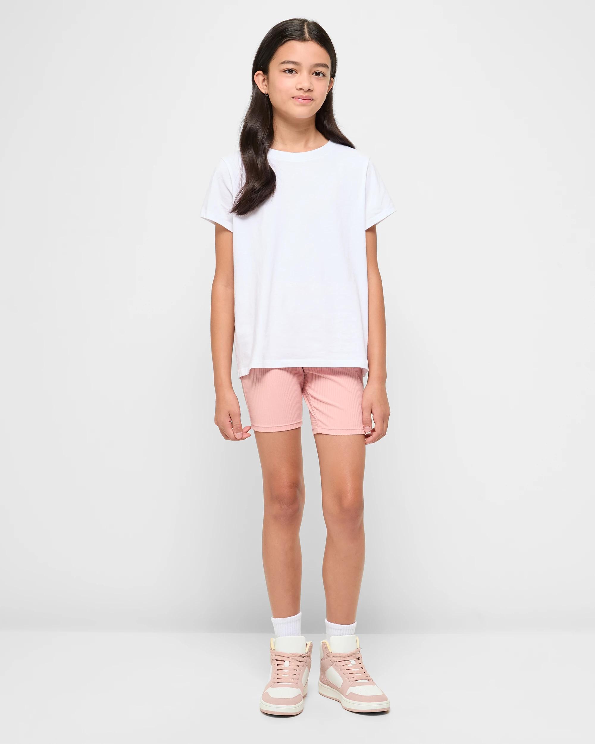 2 Target Australian Cotton Rib Bike Short PINK, 2 of 5