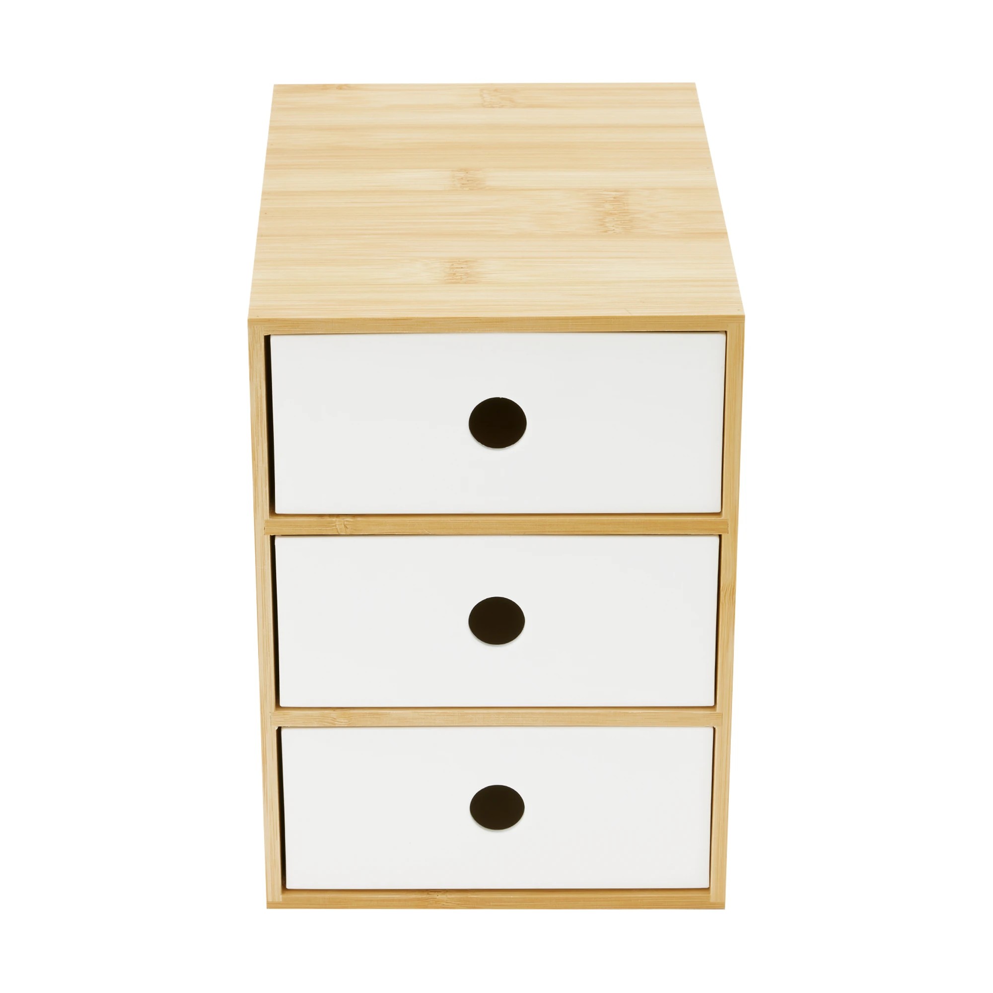 3 Bamboo and Plastic Vertical 3 Drawers, 3 of 7