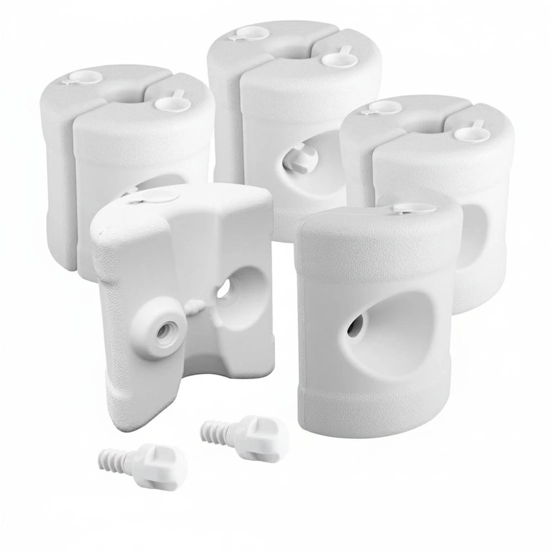 8 Instahut Gazebo Base Pod Kit Pop Up Marquee Set Outdoor Wedding Tent Canopy Leg 4 pcs - White, 8 of 8