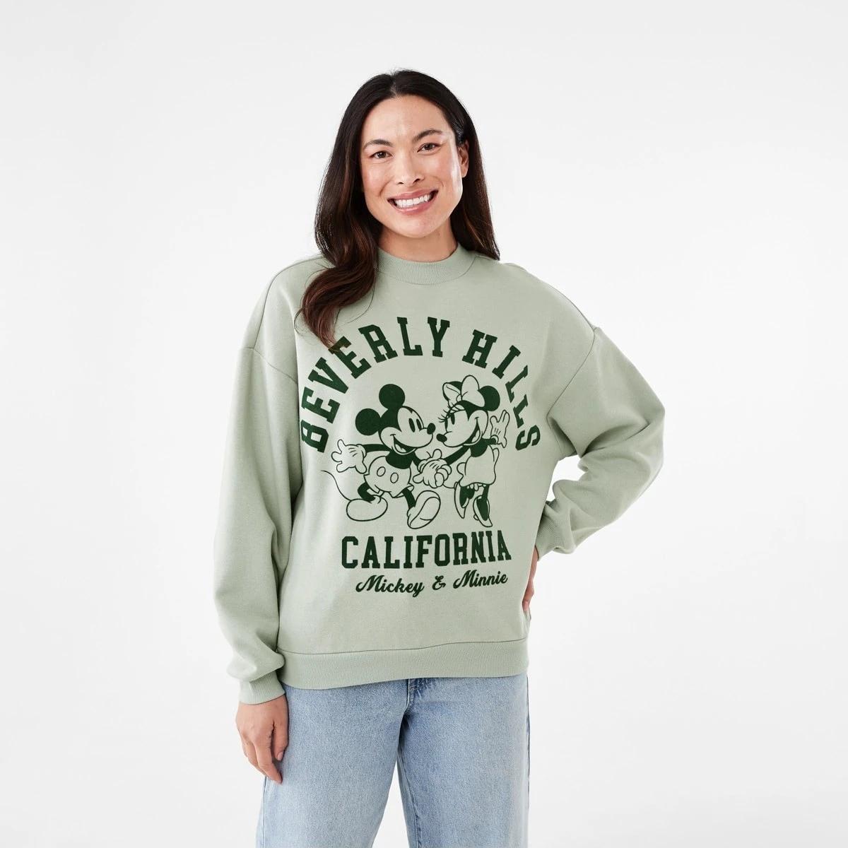 1 Mickey Mouse License Long Sleeve Sweatshirt Mickey Bh, 1 of 5
