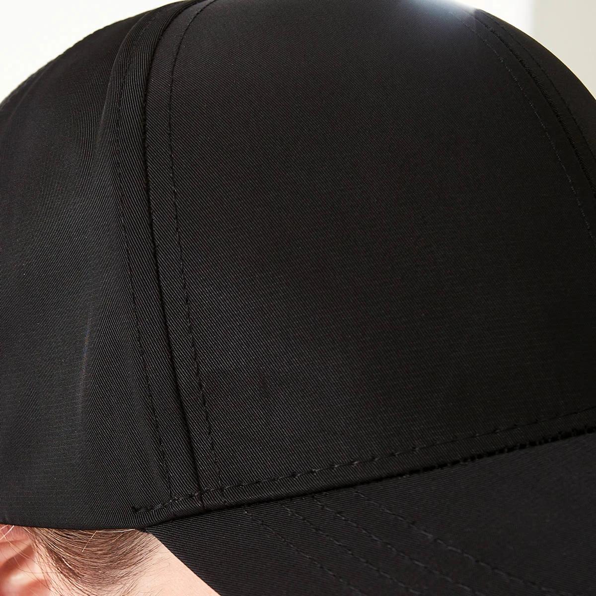 5 Sateen Cap BLACK, 5 of 5