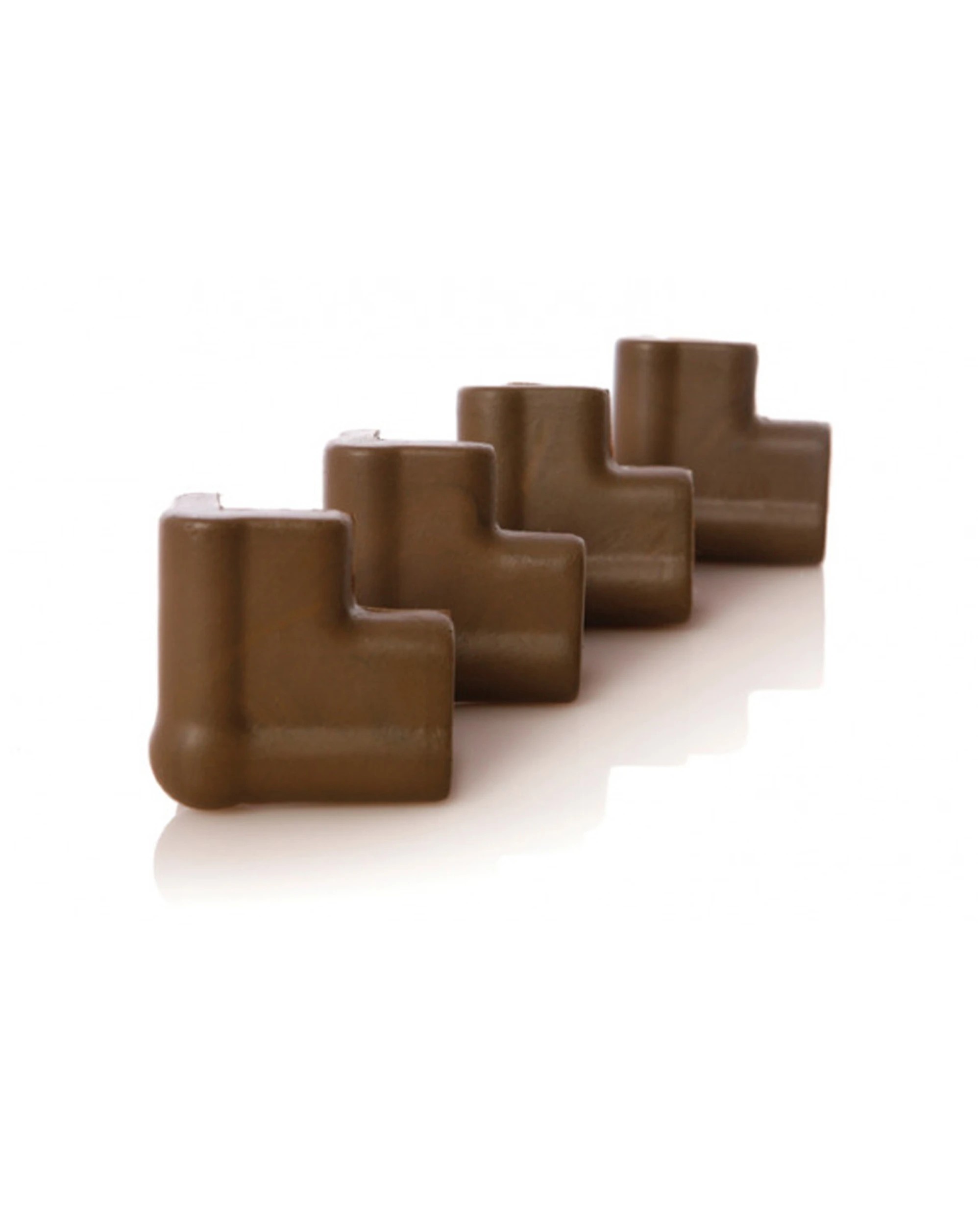 2 Dreambaby 4pc Baby Safety Foam Corner Bumpers Protect Sharp Furniture Edges for Kids - Brown, 2 of 3