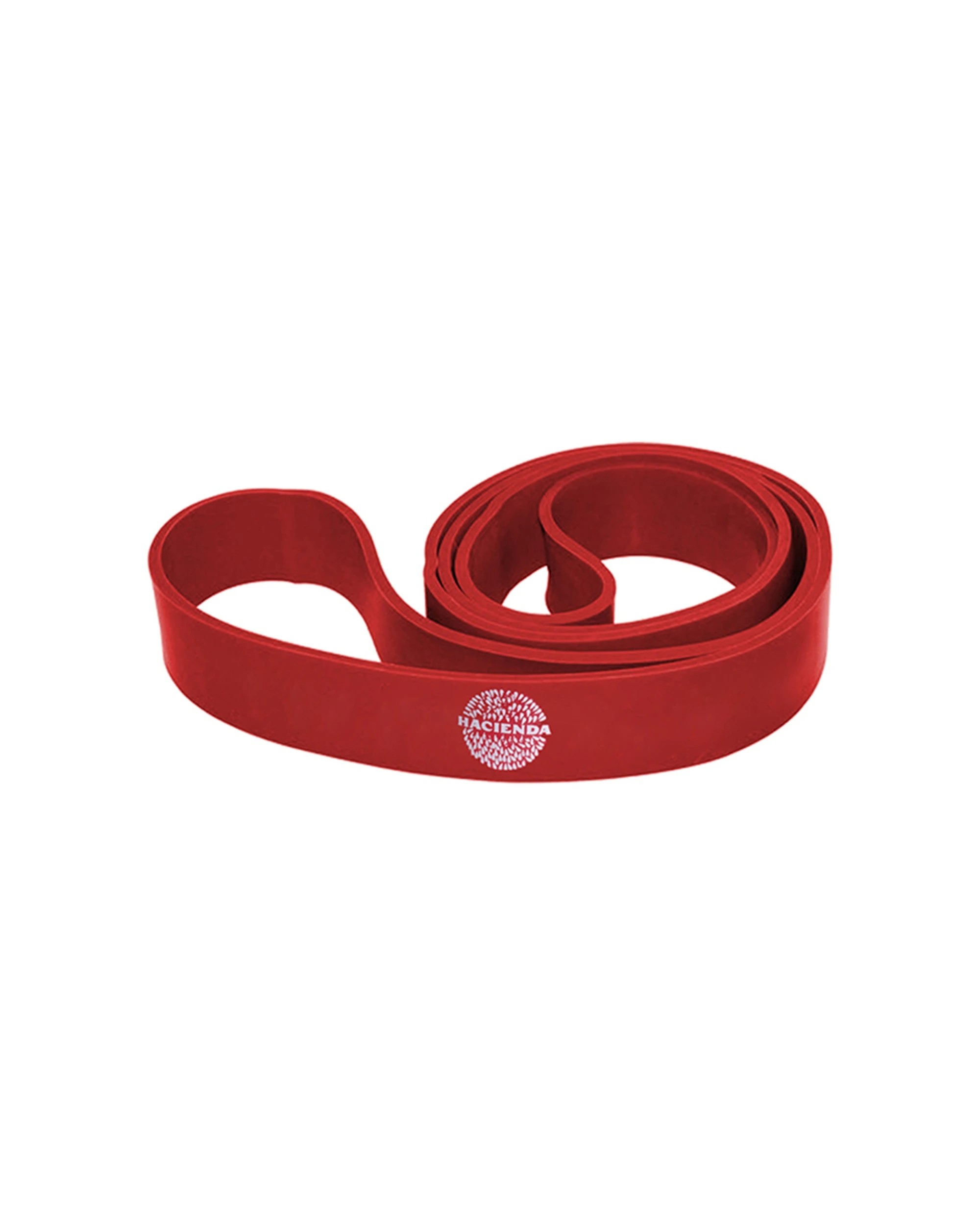 1 HACIENDA 4.5cm Resistance Power Band 22-57kgs Latex Rubber 208cm Fitness - Red, 1 of 3