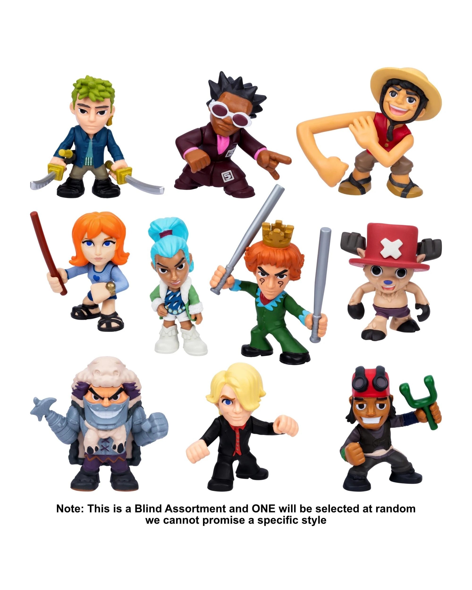 2 One Piece Netflix Mini Action Figures Blind Box, 2 of 4
