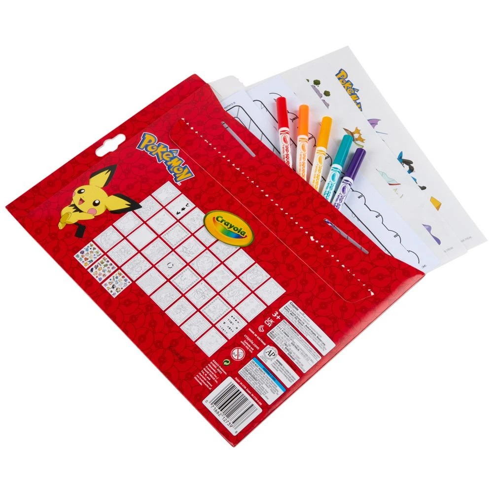 6 Pokémon Colour & Sticker Activity Set 32 Pages, 6 of 7