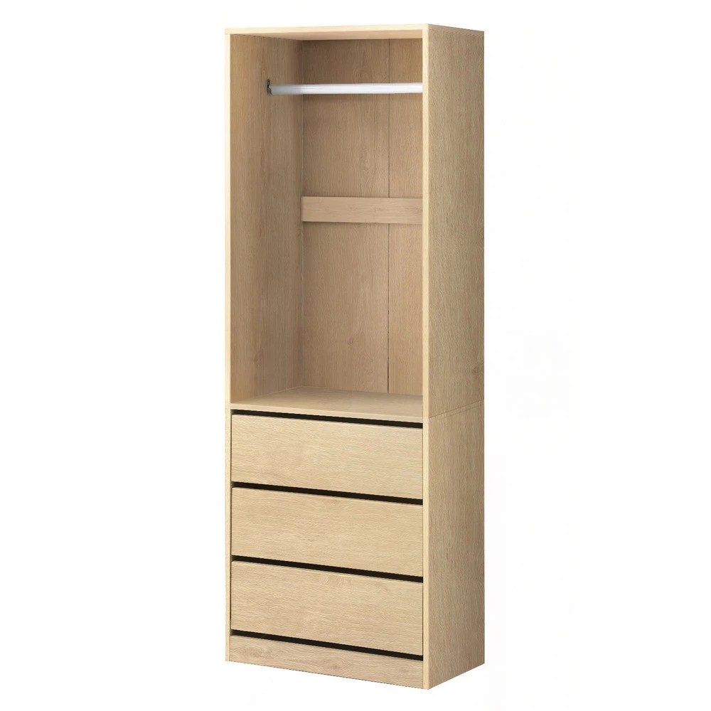 1 Artiss Wardrobe Clothes Closet Storage Organizer - Natural, 1 of 2