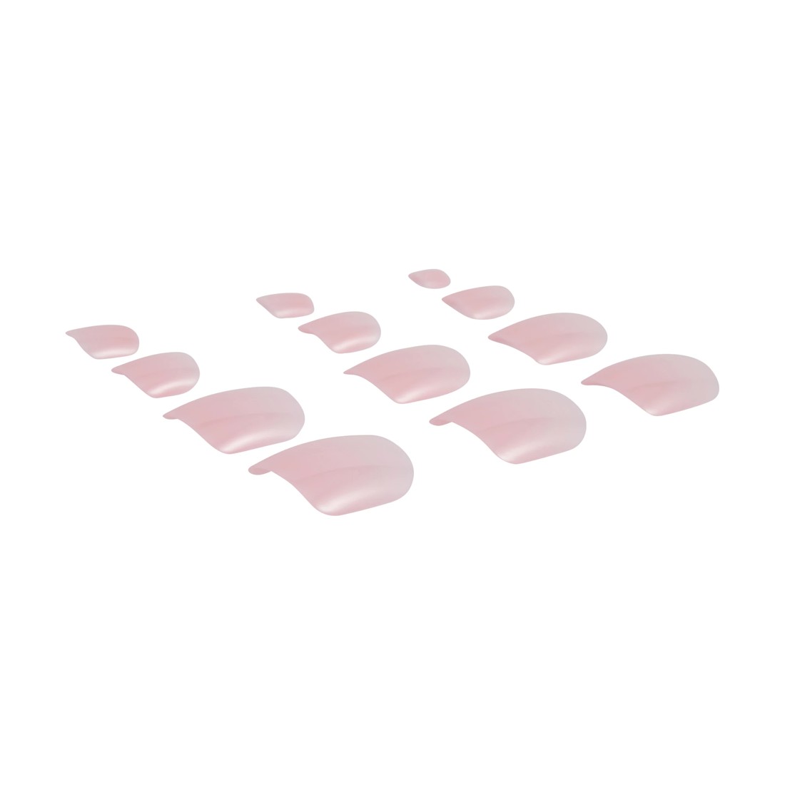 4 OXX Cosmetics 24 Pack Artificial Toenails with Adhesive - Pink, 4 of 5