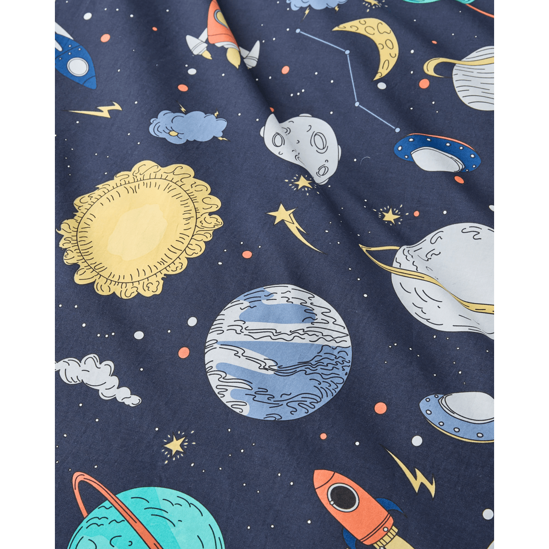 5 Target Apollo Space Australian Cotton Kids Quilt Cover Set
 - Single Bed
 - Blue, 5 of 6