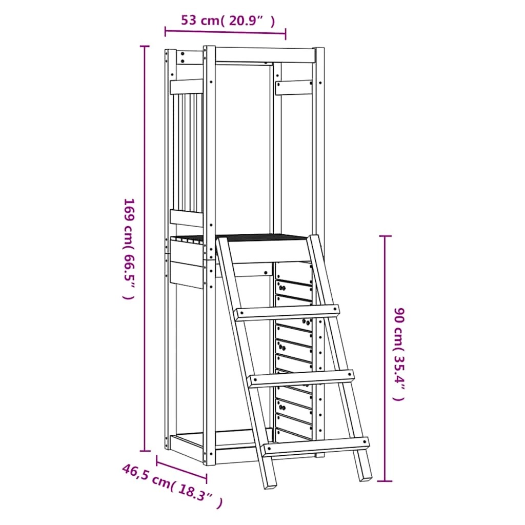 8 Vidaxl Playset - Brown, 8 of 8