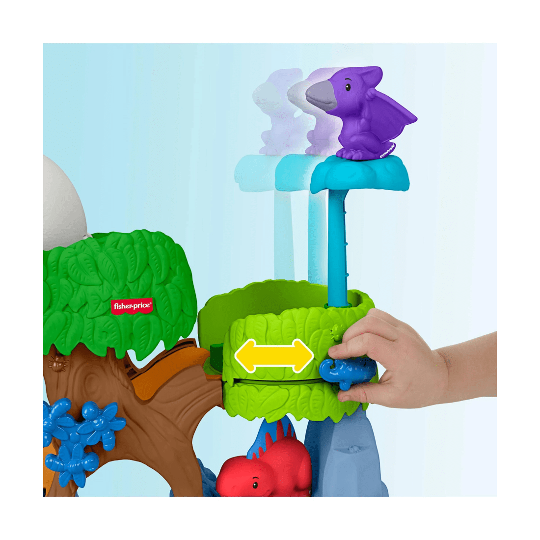 5 Mattel Fisher-Price Little People Dinosaur Hatch & Slide Playset Toddler Toy - Multi, 5 of 6