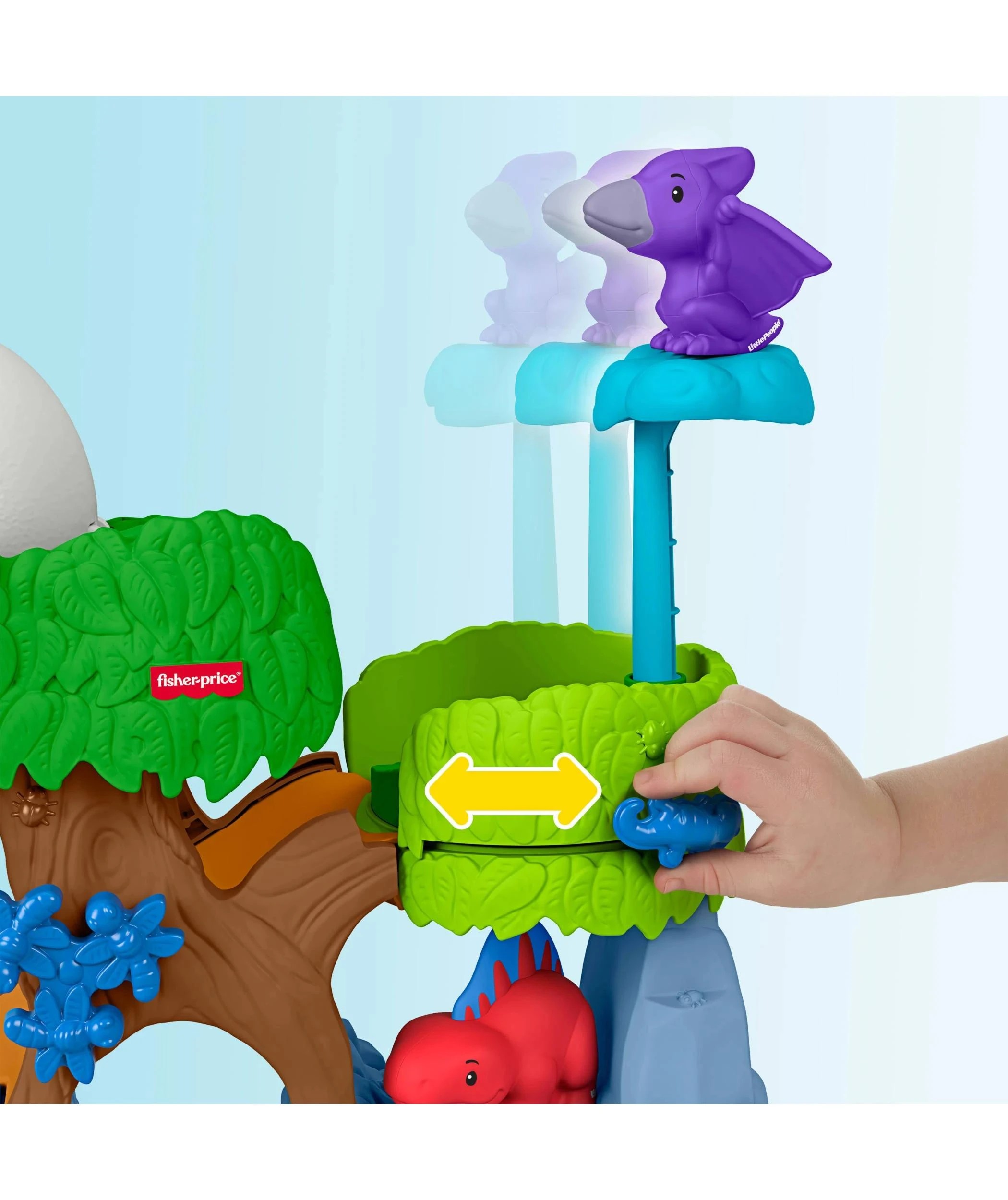 5 Mattel Fisher-Price Little People Dinosaur Hatch & Slide Playset Toddler Toy - Multi, 5 of 6