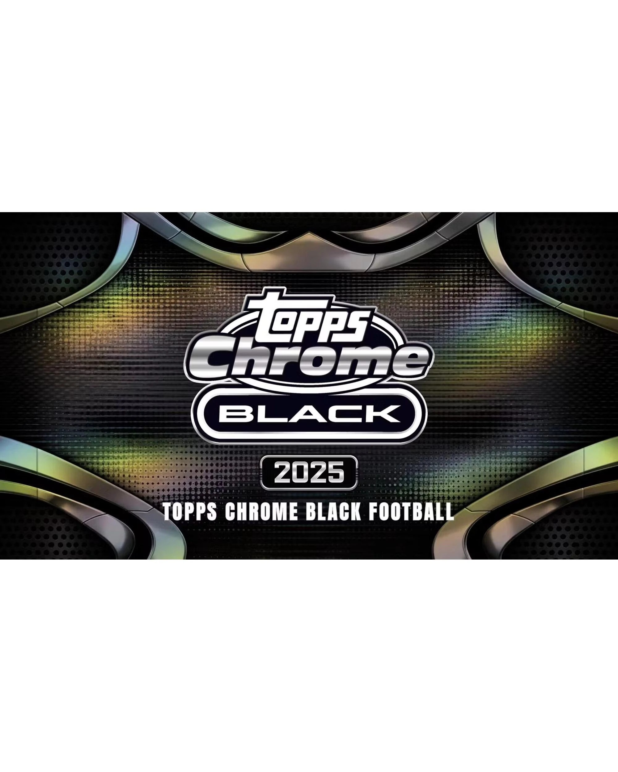 2 Topps 2025 NFL Chrome Black Football Hobby Box, 2 of 9