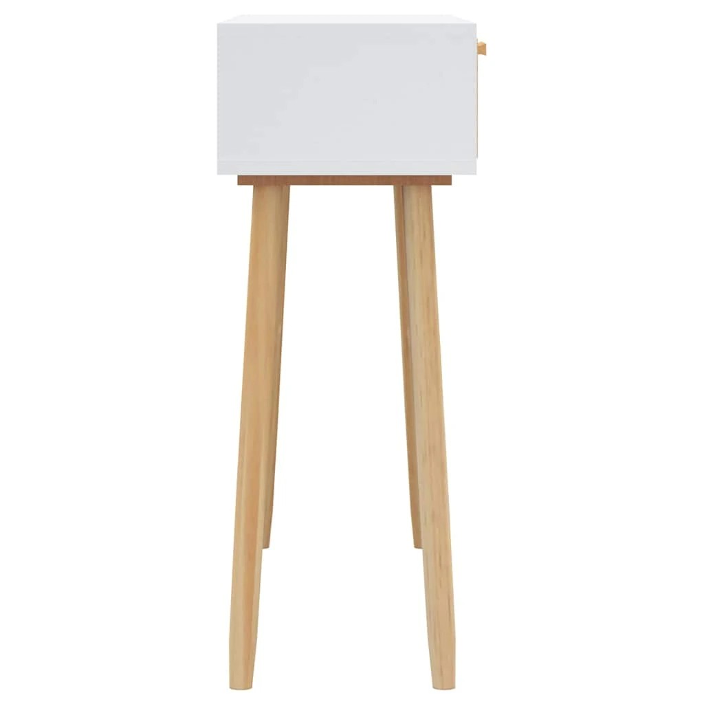 3 Vidaxl Console Table, Console Tables - White, 3 of 8